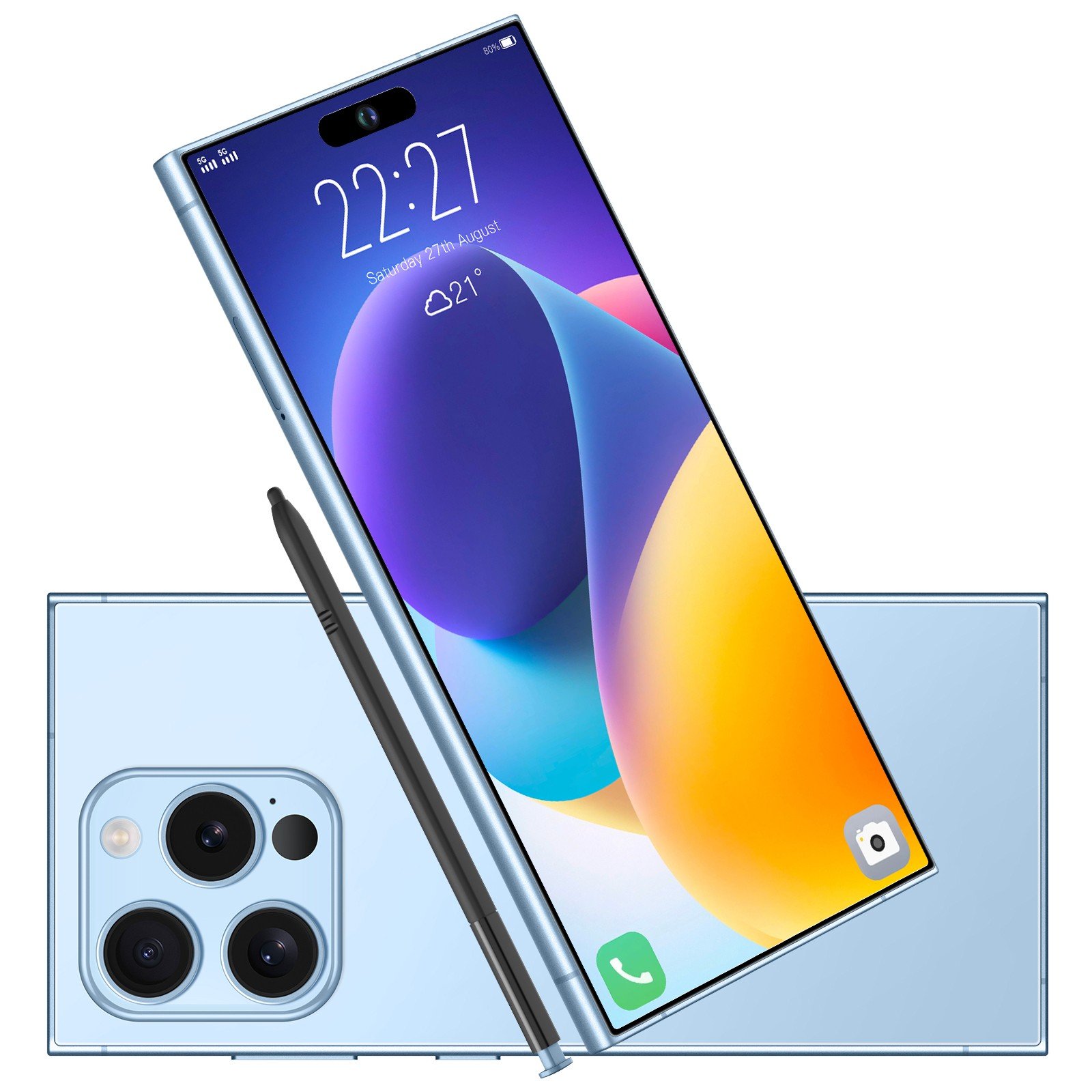 2024 Latest i15 Ultra AI 5G Smartphone LED Display Large Screen Big Battery Type C Smart Mobile Phone New LTE Quick Shipping