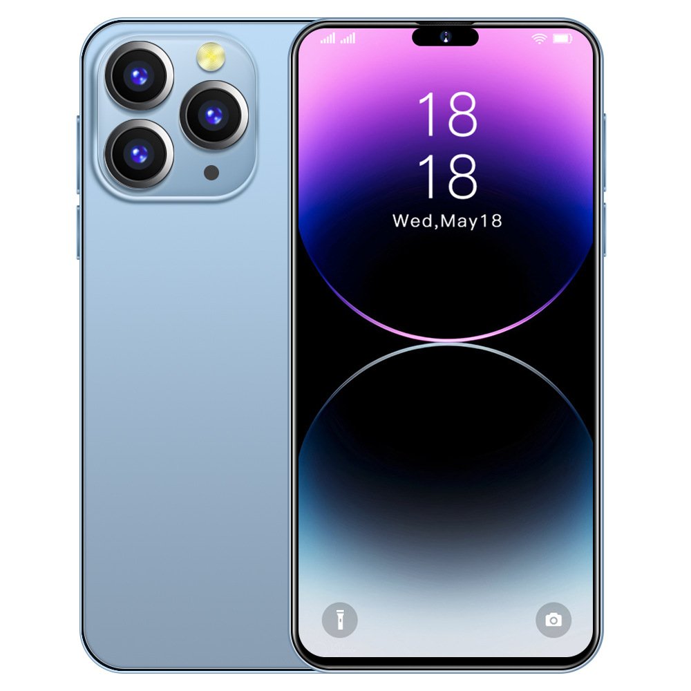 HX New Arrival Mobile Phone Telephone Global Version 14 Pro Max Smartphone 6.8 Inch 16+1t Android Mobile Phone New Arrival
