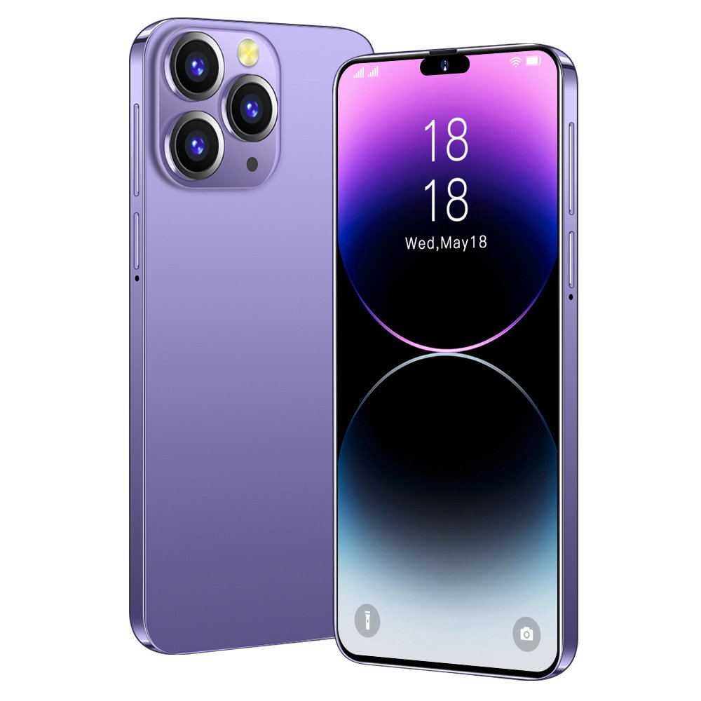 HX New Arrival Mobile Phone Telephone Global Version 14 Pro Max Smartphone 6.8 Inch 16+1t Android Mobile Phone New Arrival