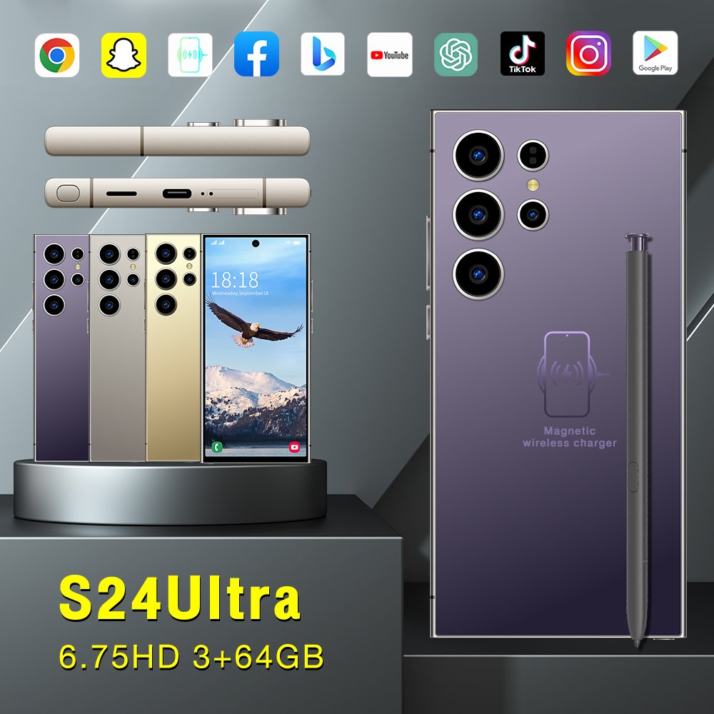 Medome S AI Amsung S24 Ultra Nuevo Original 5G Smartphone S24 Plus Cell Smart Phone Telefone Feature Android Gaming Mobile Phone