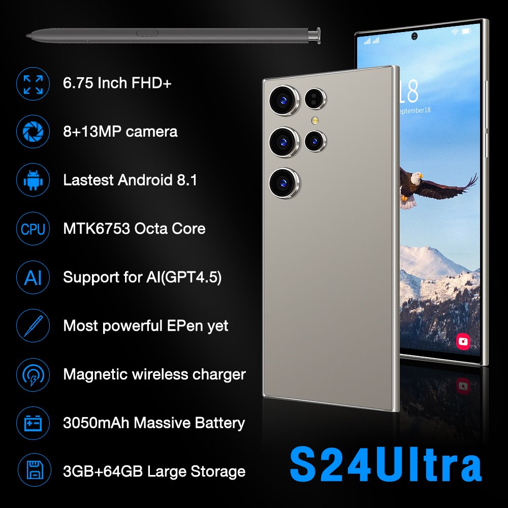 Medome S AI Amsung S24 Ultra Nuevo Original 5G Smartphone S24 Plus Cell Smart Phone Telefone Feature Android Gaming Mobile Phone
