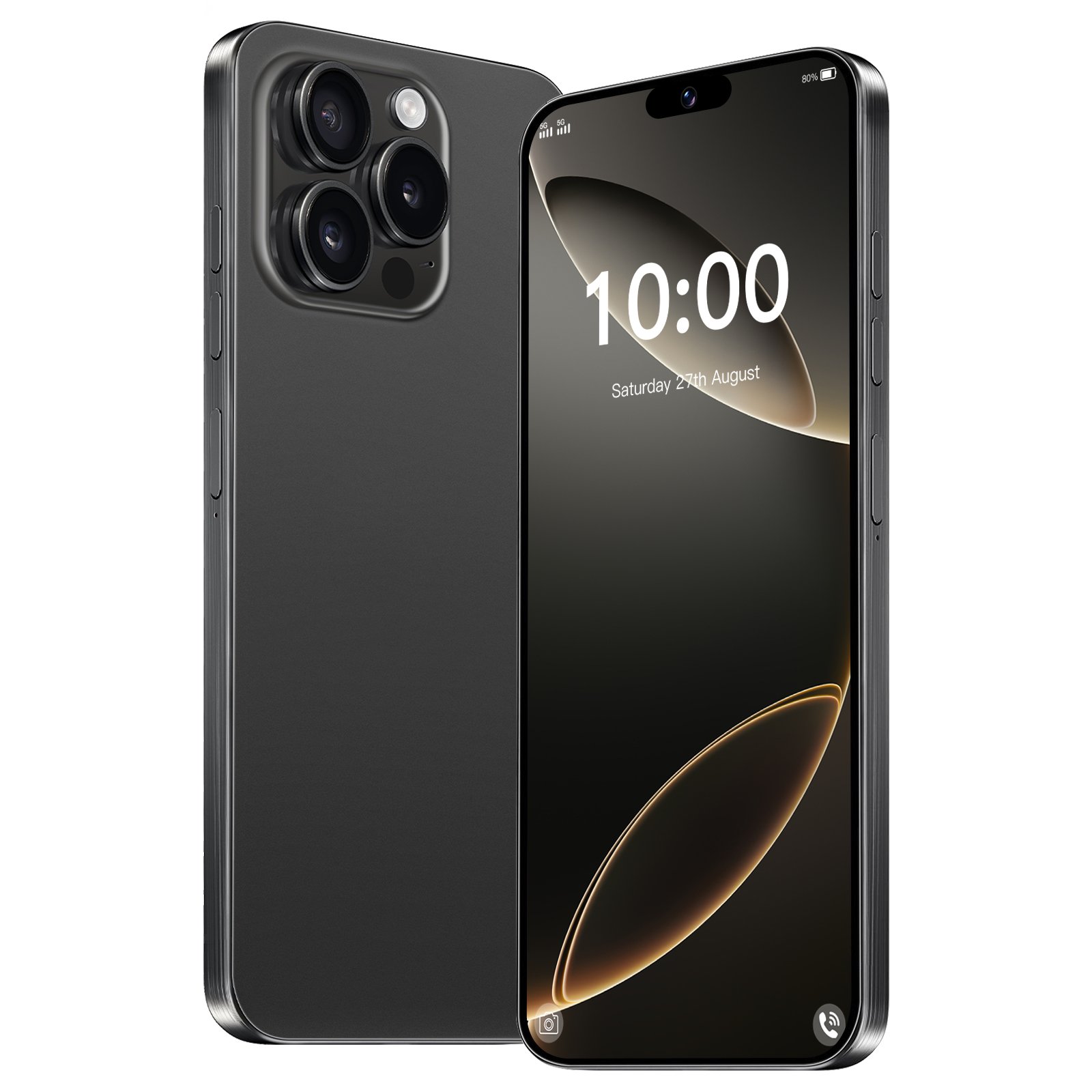 2024 Phone 16 Pro Max 6.8 Inch Original Full Screen Wifi Bt Fm Gps I15 Smartphone 12gb+512gb Android 4g 5g Mobile Phon