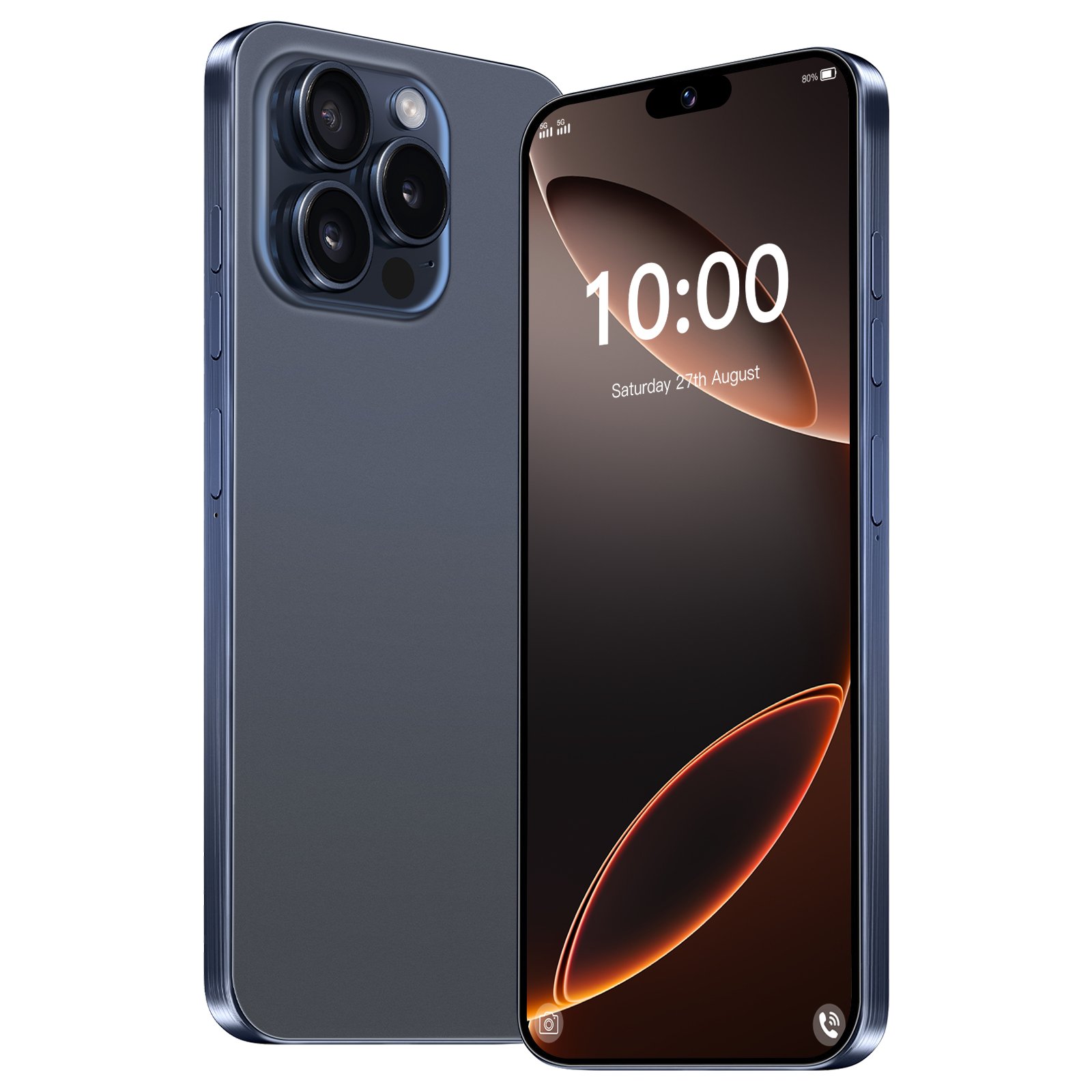 2024 Phone 16 Pro Max 6.8 Inch Original Full Screen Wifi Bt Fm Gps I15 Smartphone 12gb+512gb Android 4g 5g Mobile Phon