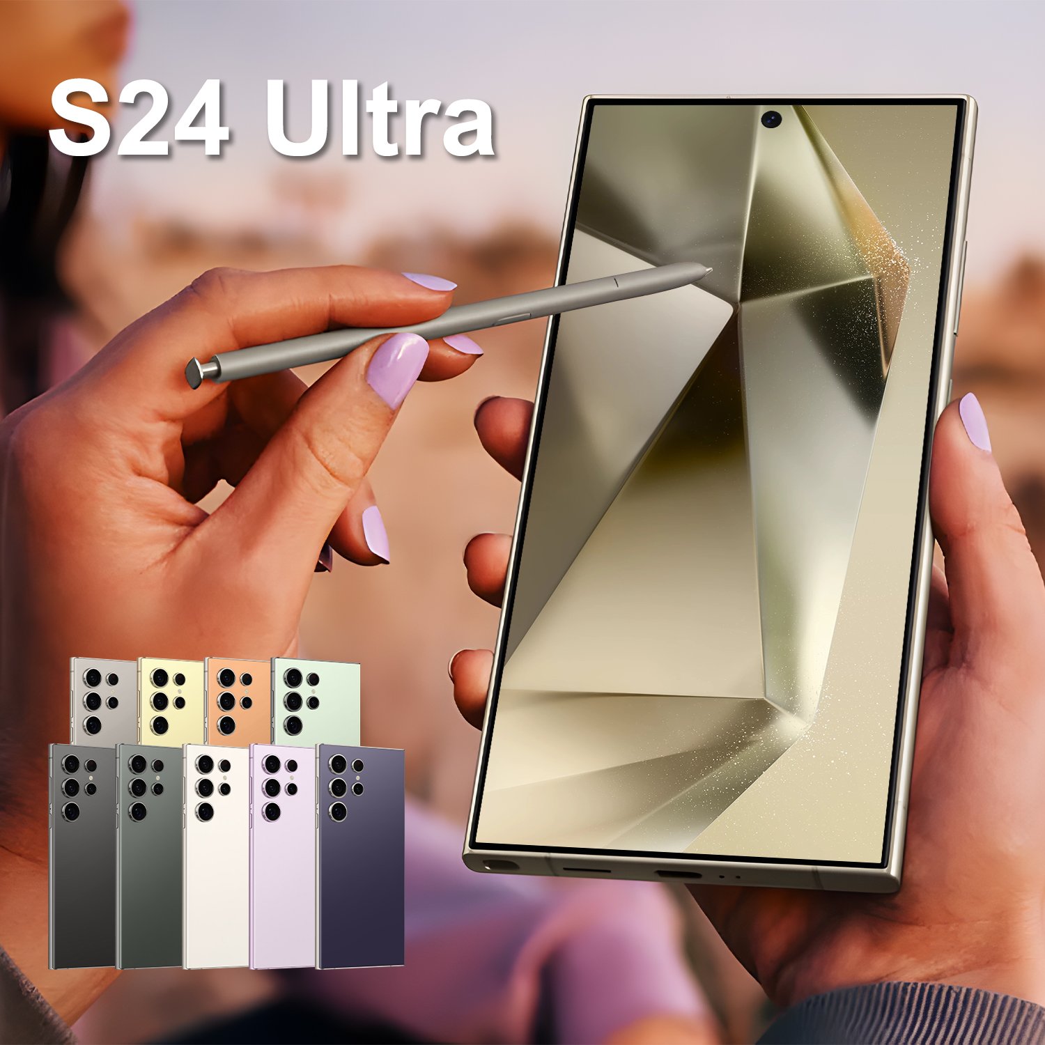 2024 Original s24 ultra phone Smartphone 16+1TB Mobile Phone Cell Gaming 5G smartphone 4G cellphone