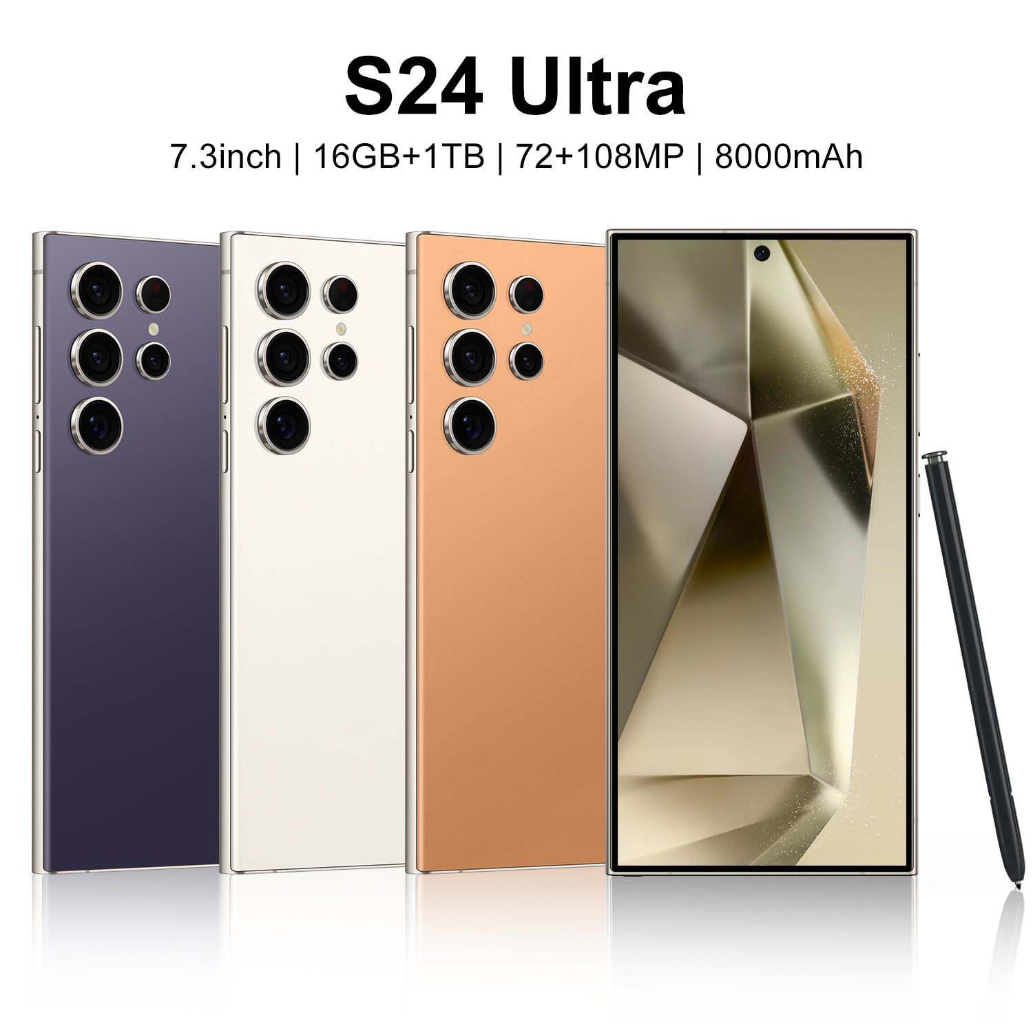 2024 Original s24 ultra phone Smartphone 16+1TB Mobile Phone Cell Gaming 5G smartphone 4G cellphone