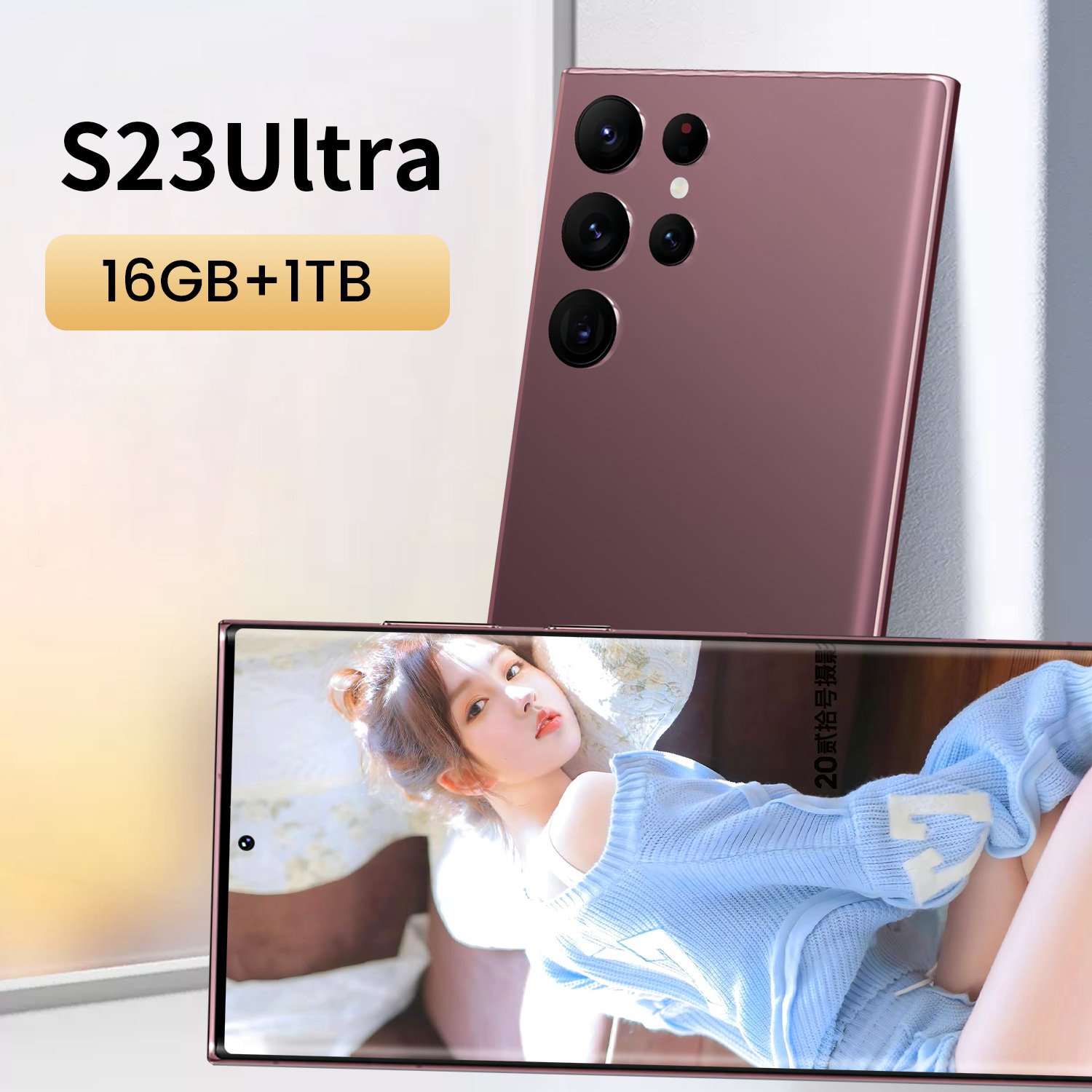 Phones S23 Ultra Smartphones for S23 Ultra 16GB+1TB 5G Dual SIM Cellphone Mobile Phone S23 Ultra 5g Smartphone Original HD Lcd