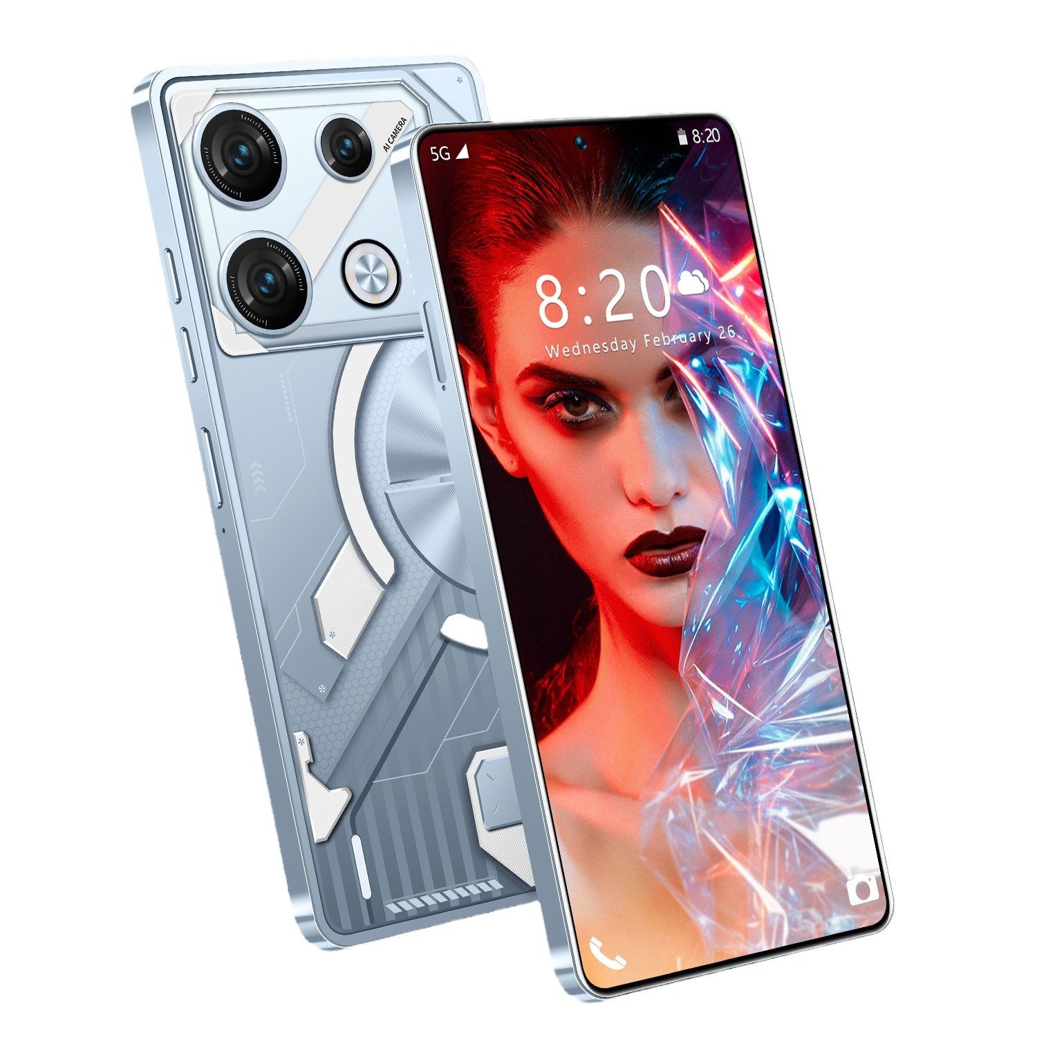 Hot selling 5g smartphone GT10 PRO 6GB+128GB Large memory 6.8 inch telephone original unlock android phone