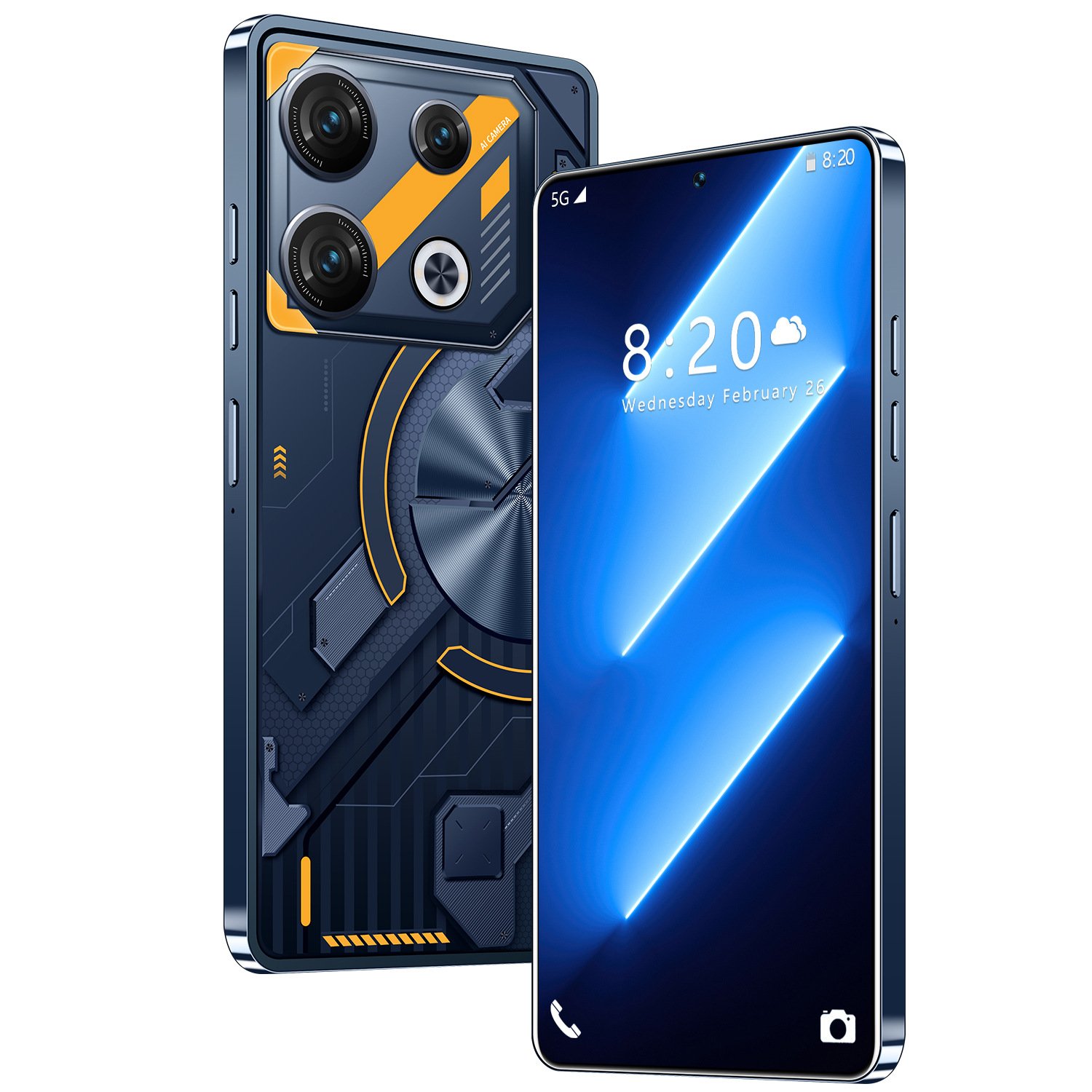 Hot selling 5g smartphone GT10 PRO 6GB+128GB Large memory 6.8 inch telephone original unlock android phone