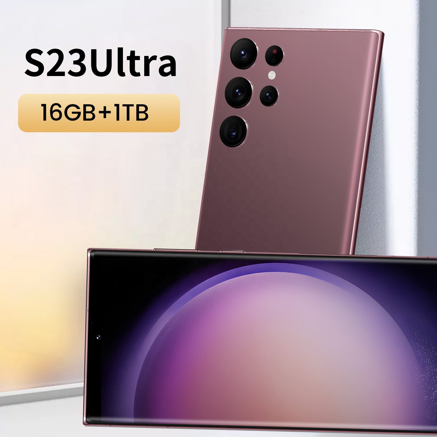 5G Smartphone S23 Ultra Global Version 7.3-inch display 16GB + 1TB New Big Screen Android Mobile Phones