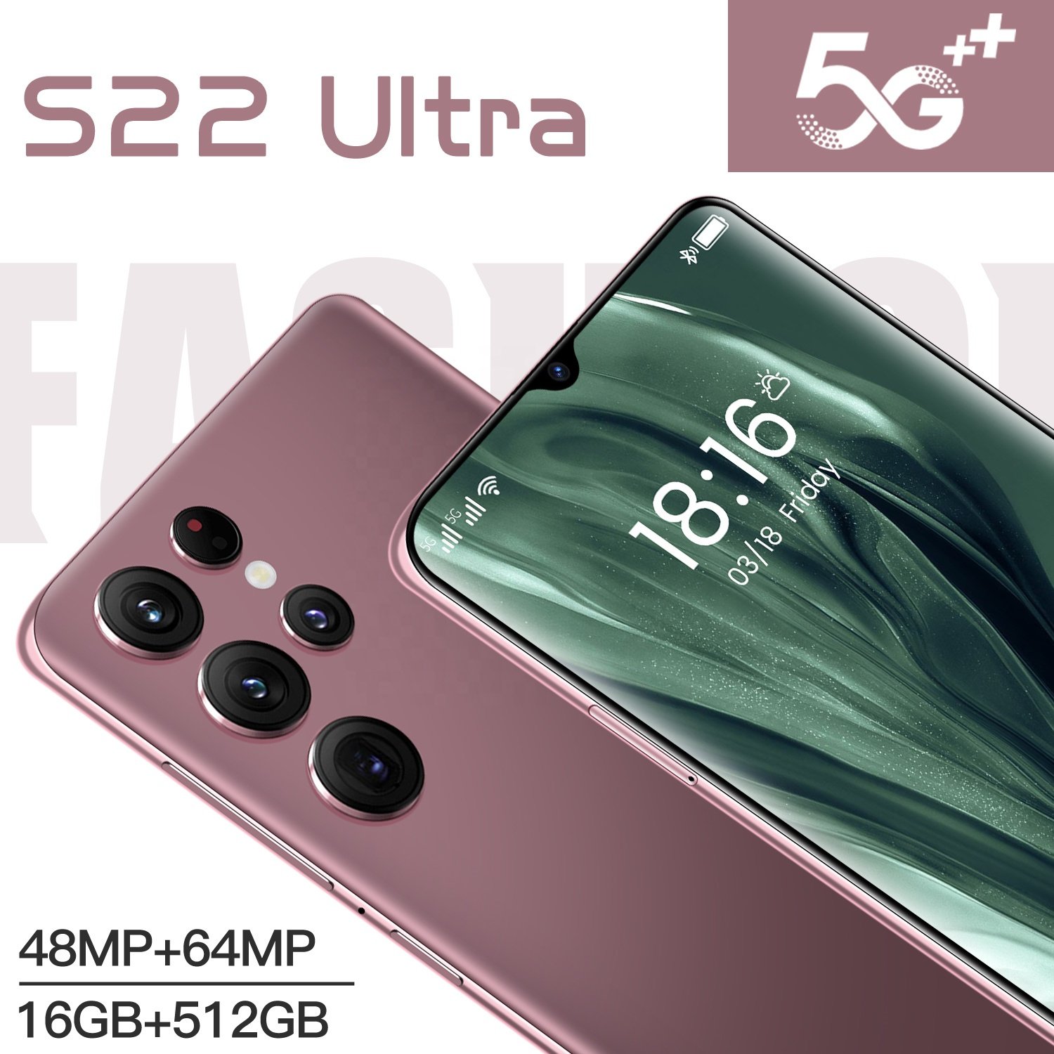 Brand new S22+ ultra 5G Android 12 unlocked cellphones 6.7 Inch mobile phones 16Gb + 1Tb 5G smartphone
