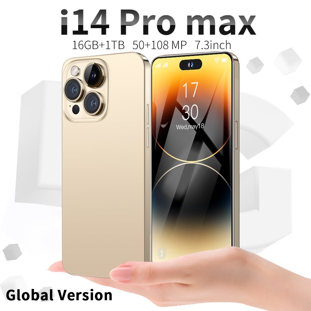 2023 New 14 Pro Max 12+512Gb i16 Dual Sim card Telephone Origin Clone smartphone Unlocked 5g 13 14 Pro Max Mobile Phone X