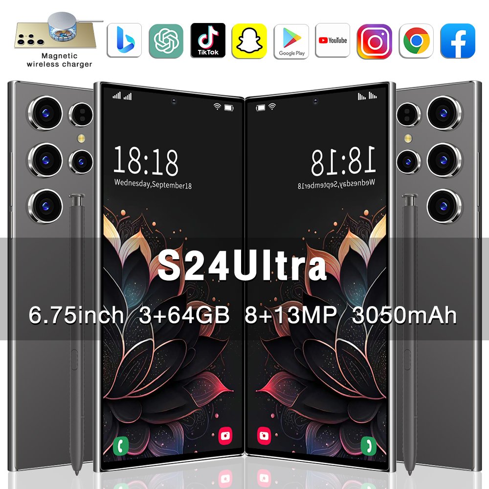 Original S24 Plus Mobile Phone Android Gaming Cellular S24 Ultra 16G 1TB 5G Smartphone telefono Telefone Inteligente Smart Phone