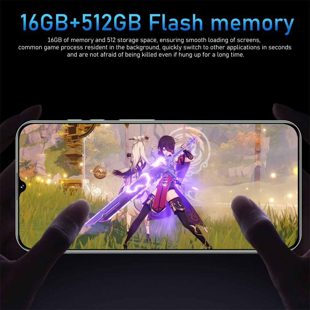 Original M13 PRO 5G Smartphone 7.2inch Snapdragon 8 Gen2 10 core 16GB+512GB 48MP+72MP Brand New mobile phones 5g smartphone