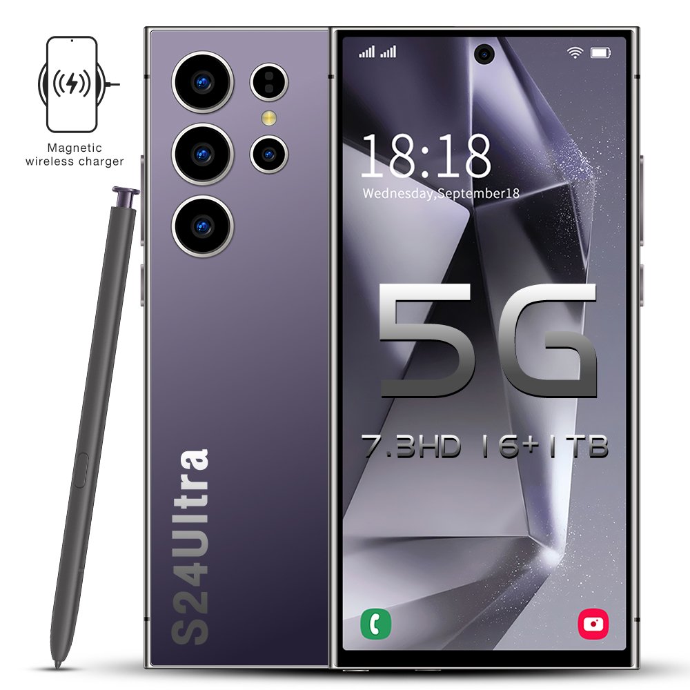 S24 Ultra 5G Smartphone 16GB 512GB Android 12 6800mAh Battery