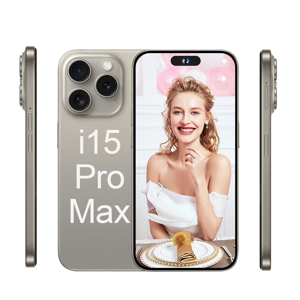 5G Smartphone 2024 New Mobile Phone Slimoro Original i For Phone 15 Pro Max Cell Phone Telefone Gaming i15 16 14 Android Feature