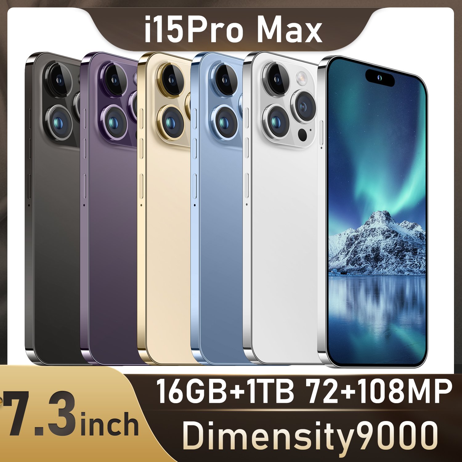 2023 Wholesale 15 pro max 10-core 5g let version cellphones mobile phones