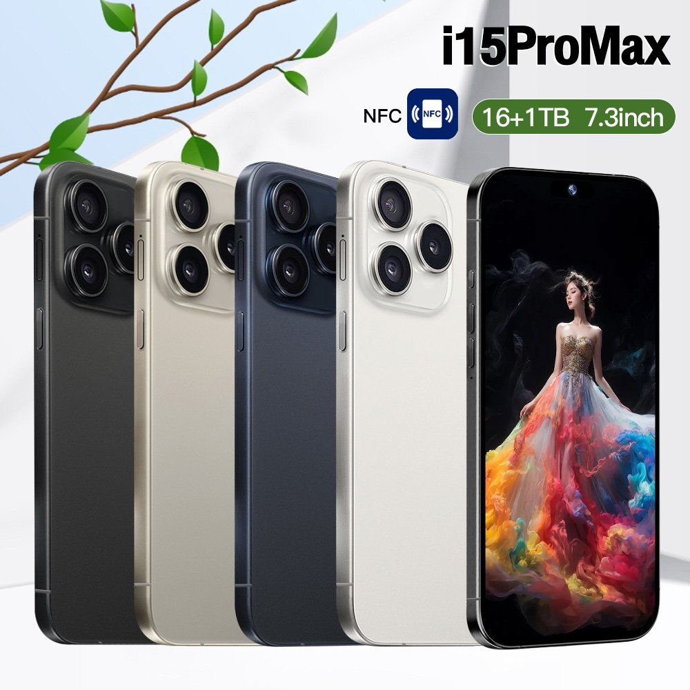 Slimoro i For Phone 15 Promaxe Original Telepfone Mobile Phone Cheap Phone Smartphone Telephone Gaming i16 Android 5G Smartphone