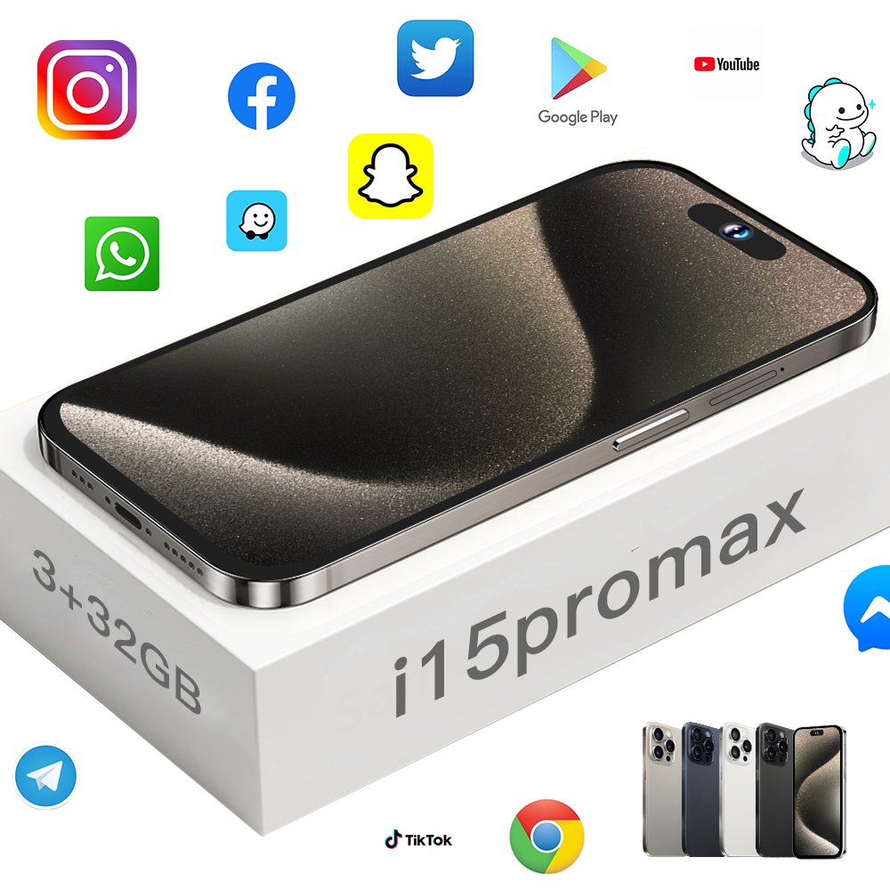 Medome Game Mobile Phone Original i For Phone 15 Pro Max Cell Phone SmartPhone Telefone i15 i14 13 Android Feature 5G smartphone
