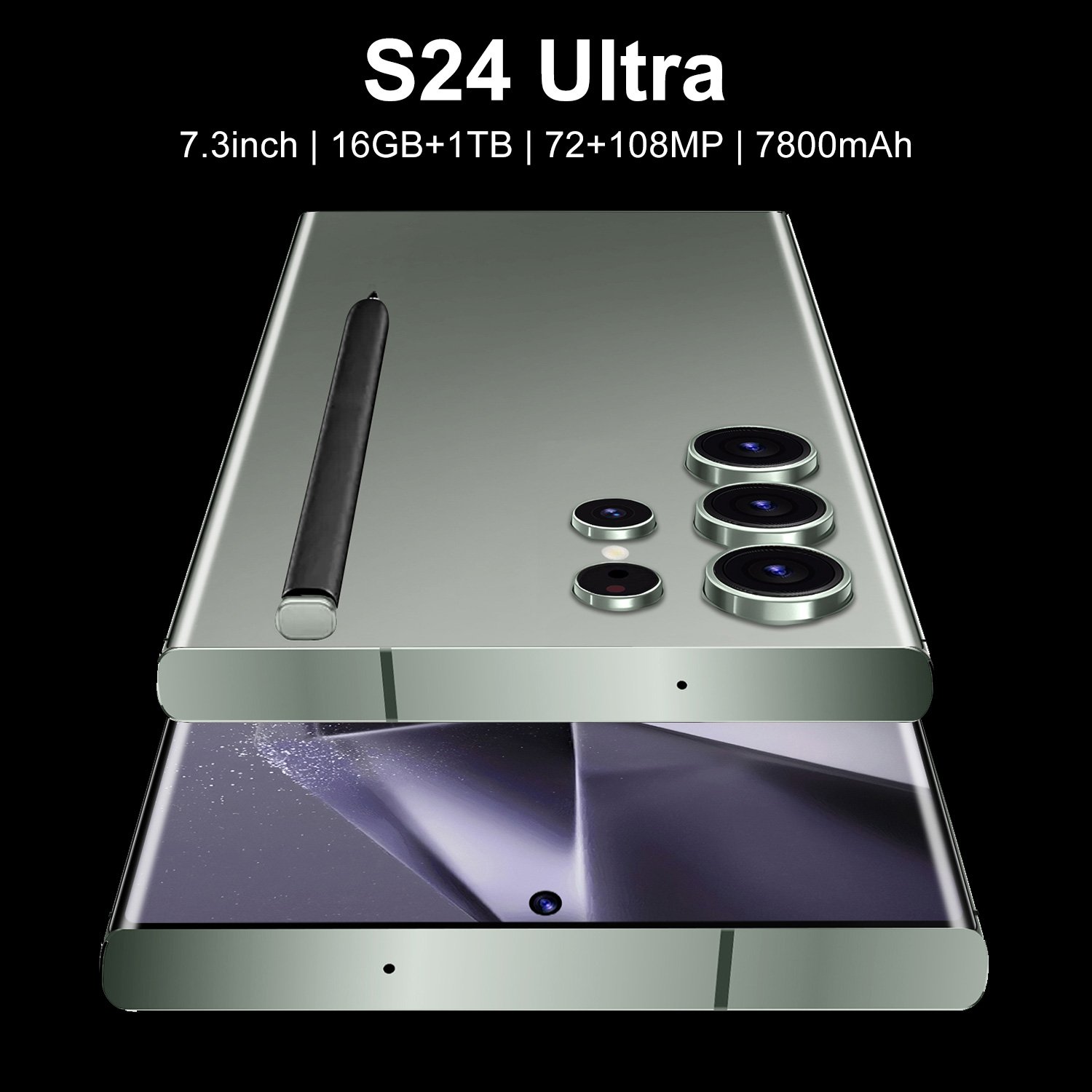 2024 Hot Selling Original S24 Ultra Mobilephone 16GB+1TB 72MP+108MP Face Unlock Full Display Android 13 Cellphone 5G Smartphone