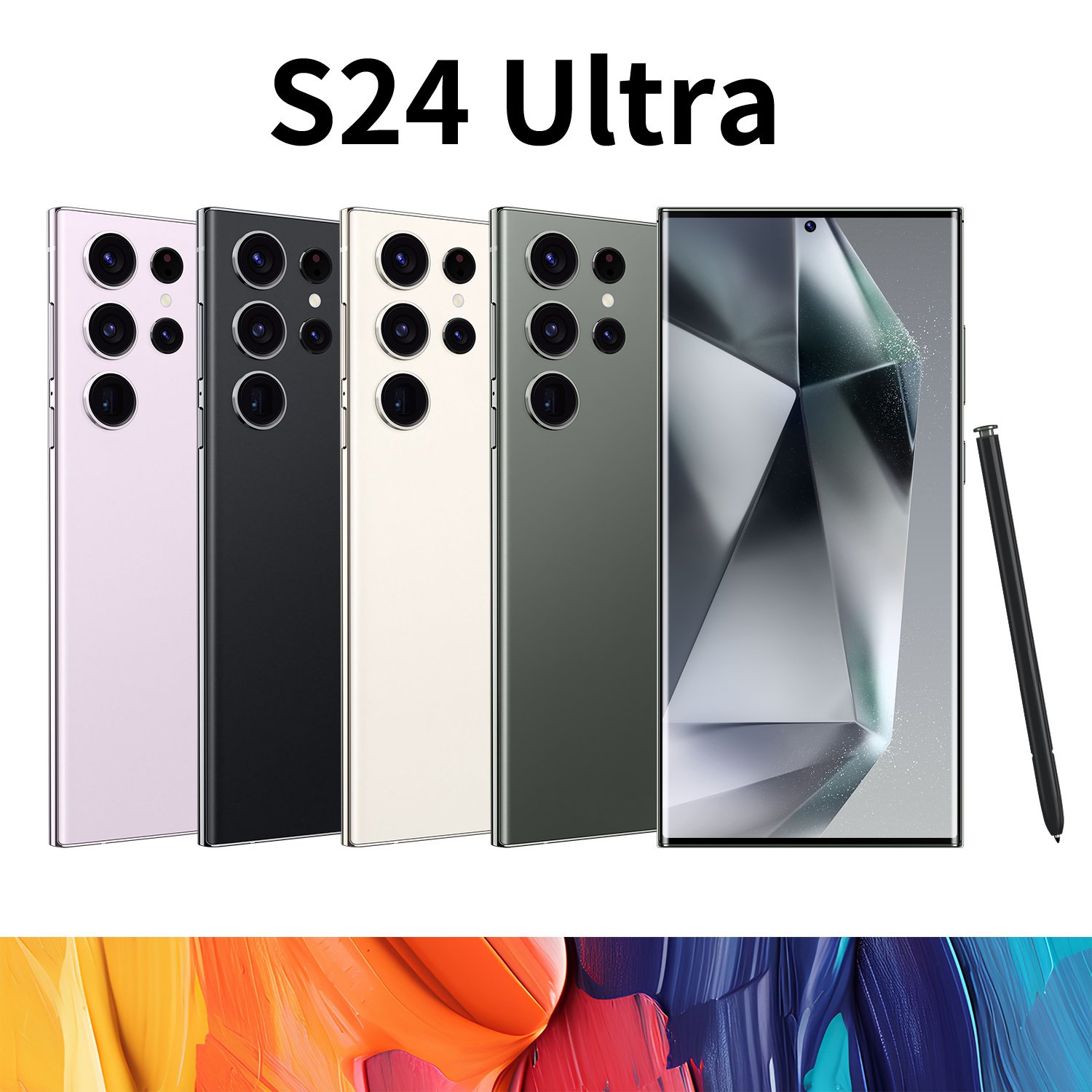 2024 Hot Selling Original S24 Ultra Mobilephone 16GB+1TB 72MP+108MP Face Unlock Full Display Android 13 Cellphone 5G Smartphone