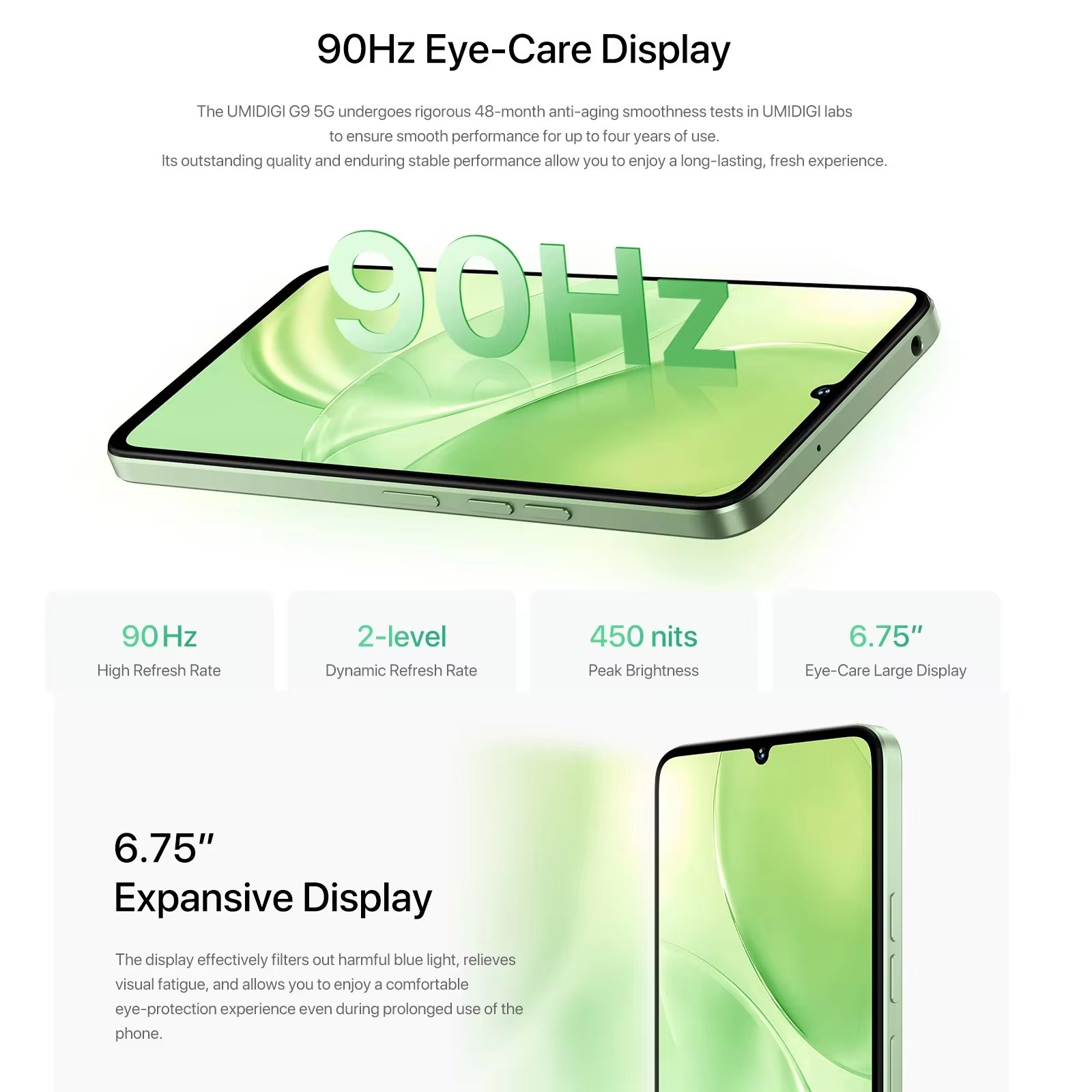 UMIDIGI G9 5G mobile phones 3g&4g smartphone 6.75" smart phone 5g smartphone 6GB+128GB 50MP 5000mAh 90Hz Dual SIM Cellphone