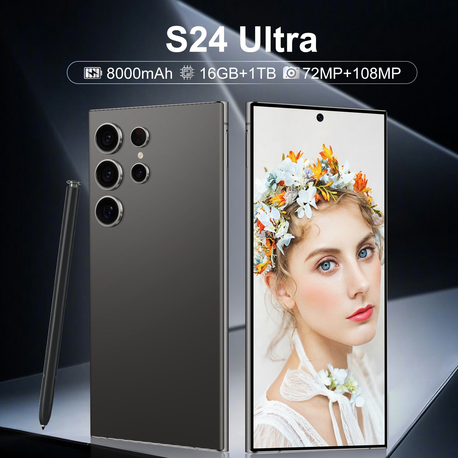 Original 5G Smartphone S24 Ultra 6.8 inch 12GB+512GB Smartphone Android 13 FOR Brand S24 Ultra