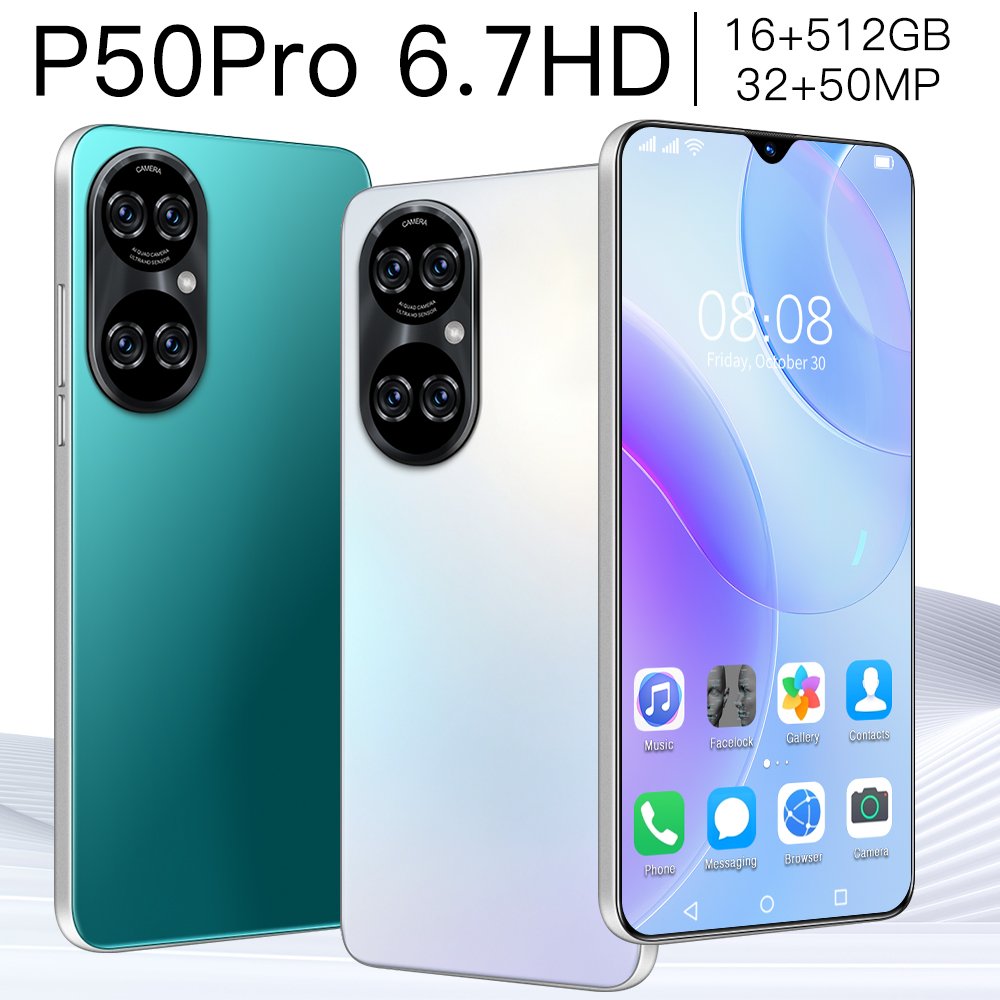 Smart Phone Original Gaming Mobile Phone Brand New 5G Smartphone 16G 1T P50 P60 Feature Phone Telephone Telefon i for 15 Pro Max