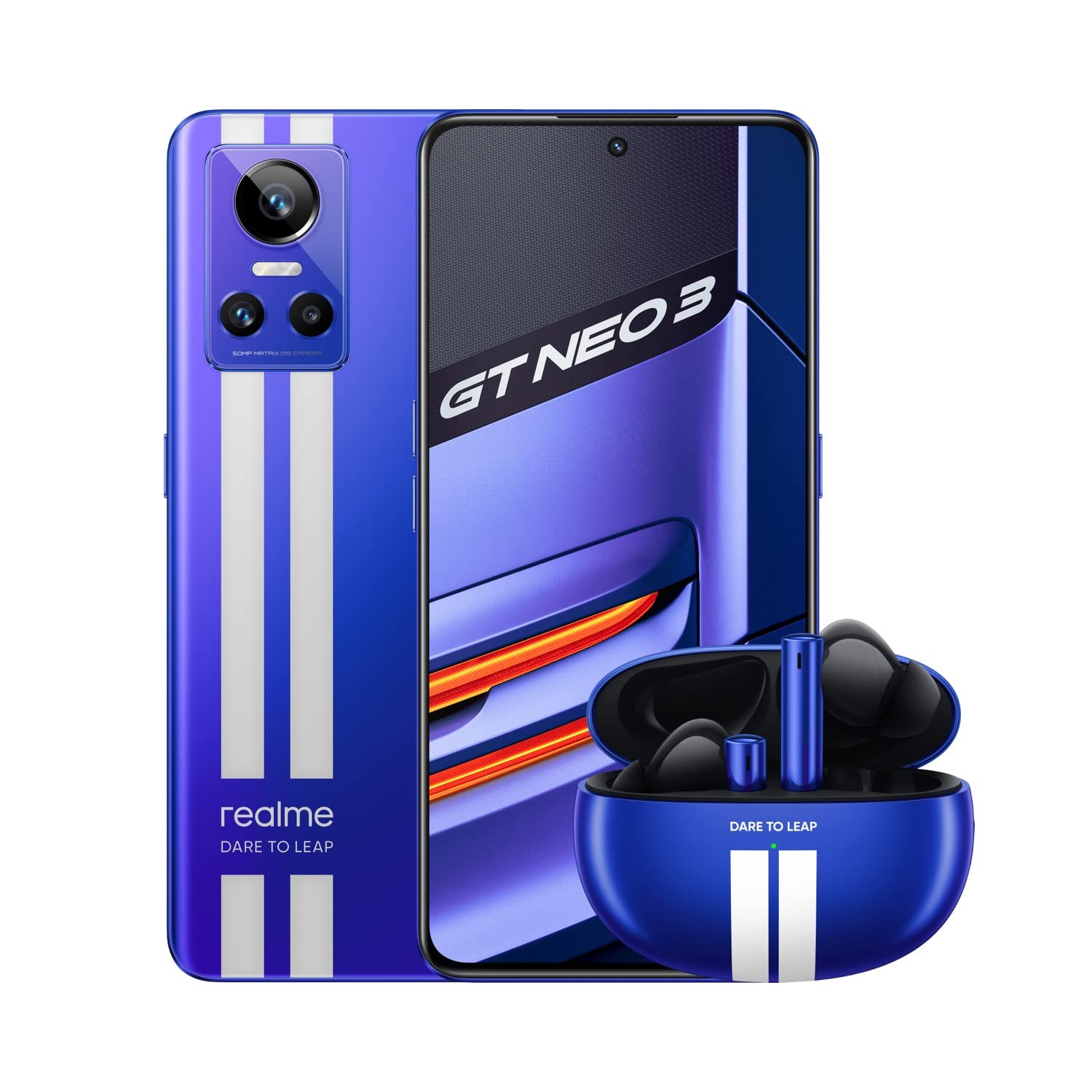 Original Realme GT Neo 3 150W 5G SmartPhone 6.7" AMOLED 2412x1080 120Hz MTK Dimensity 8100 Mali-G610 MC6 5000mAh NFC Android 12