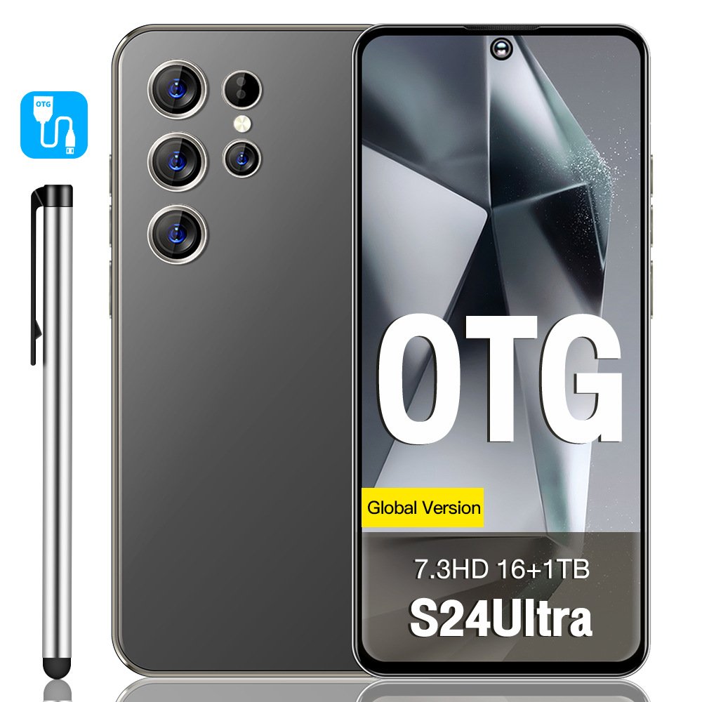 High Quality Original S24 Smartphone S24 Galaxy S24 Ultra Smart Phone Unlocked 4g 5g Clone Cellphone 7.3inch