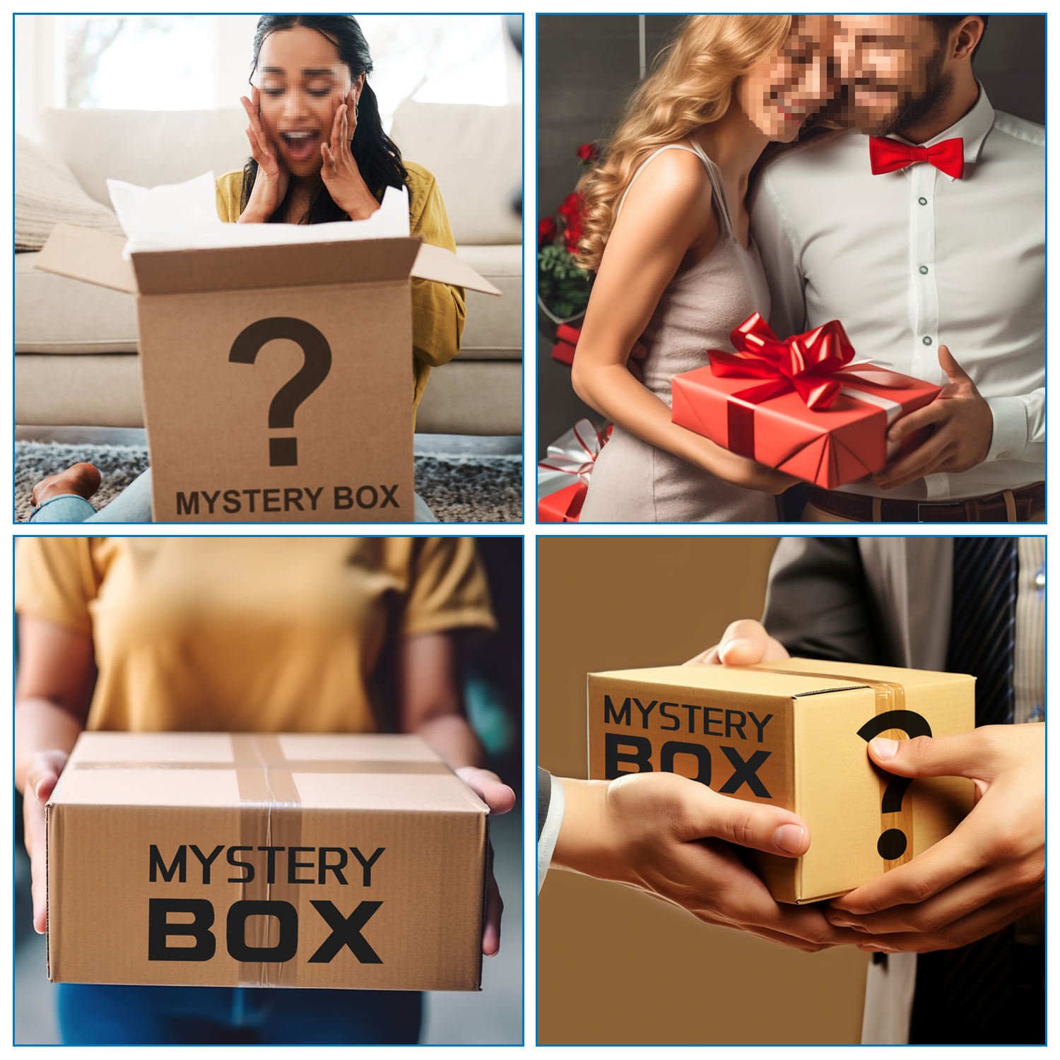 100% get electronics products mystery box gadgets surprise gift box 5g smartphone headphones tws mysterious box Halloween gift