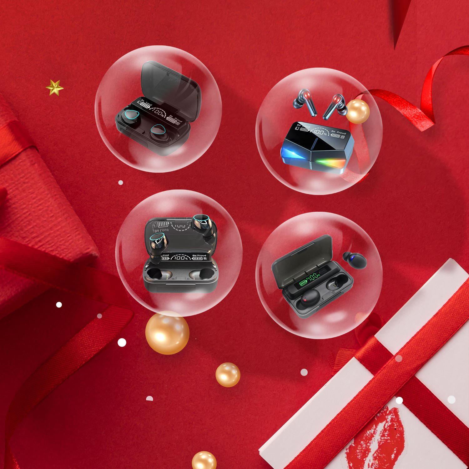100% get electronics products mystery box gadgets surprise gift box 5g smartphone headphones tws mysterious box Halloween gift