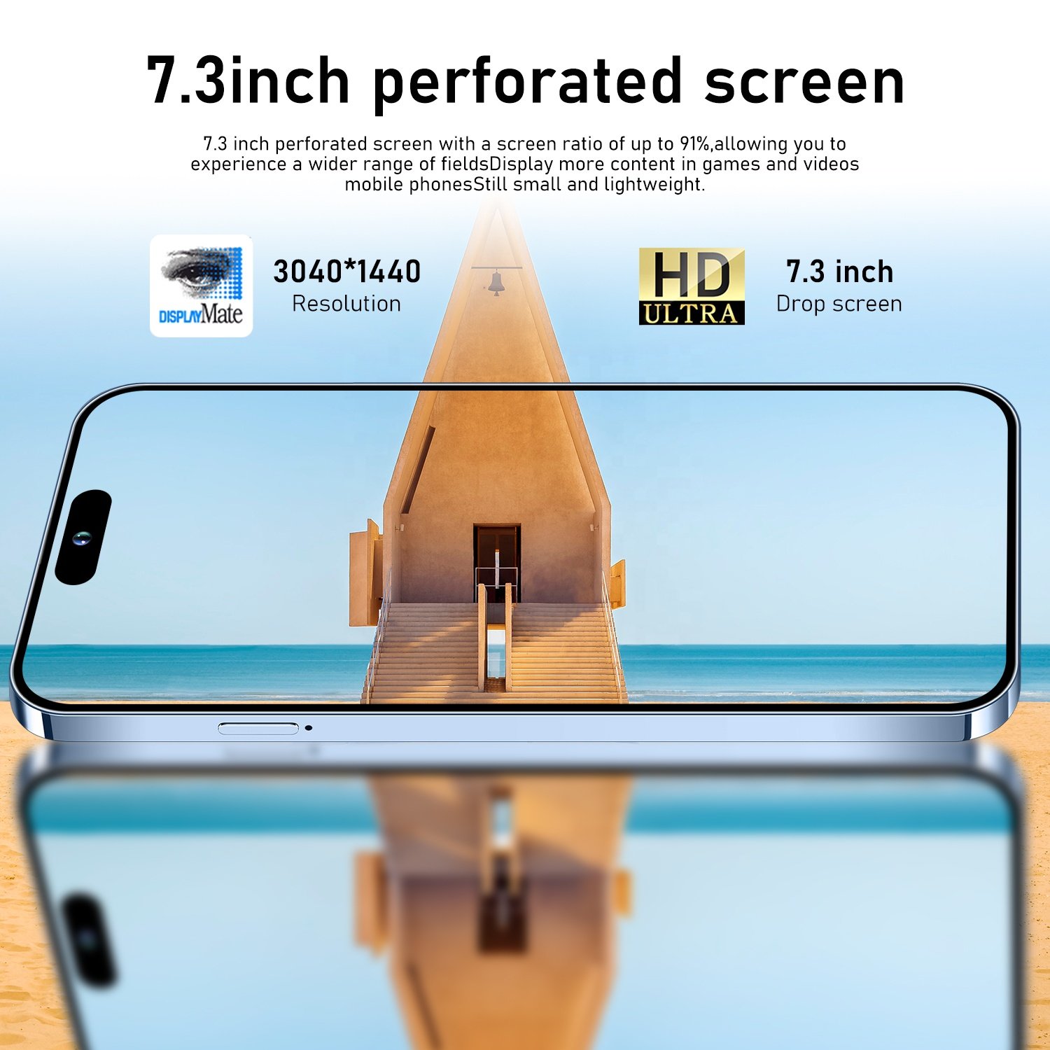 Hot sale Wholesale price 15 pro max mobile phone 32MP+64MP 5G smartphone 6.7inch HD Full Screen I New phoene 15 Ultra Phone
