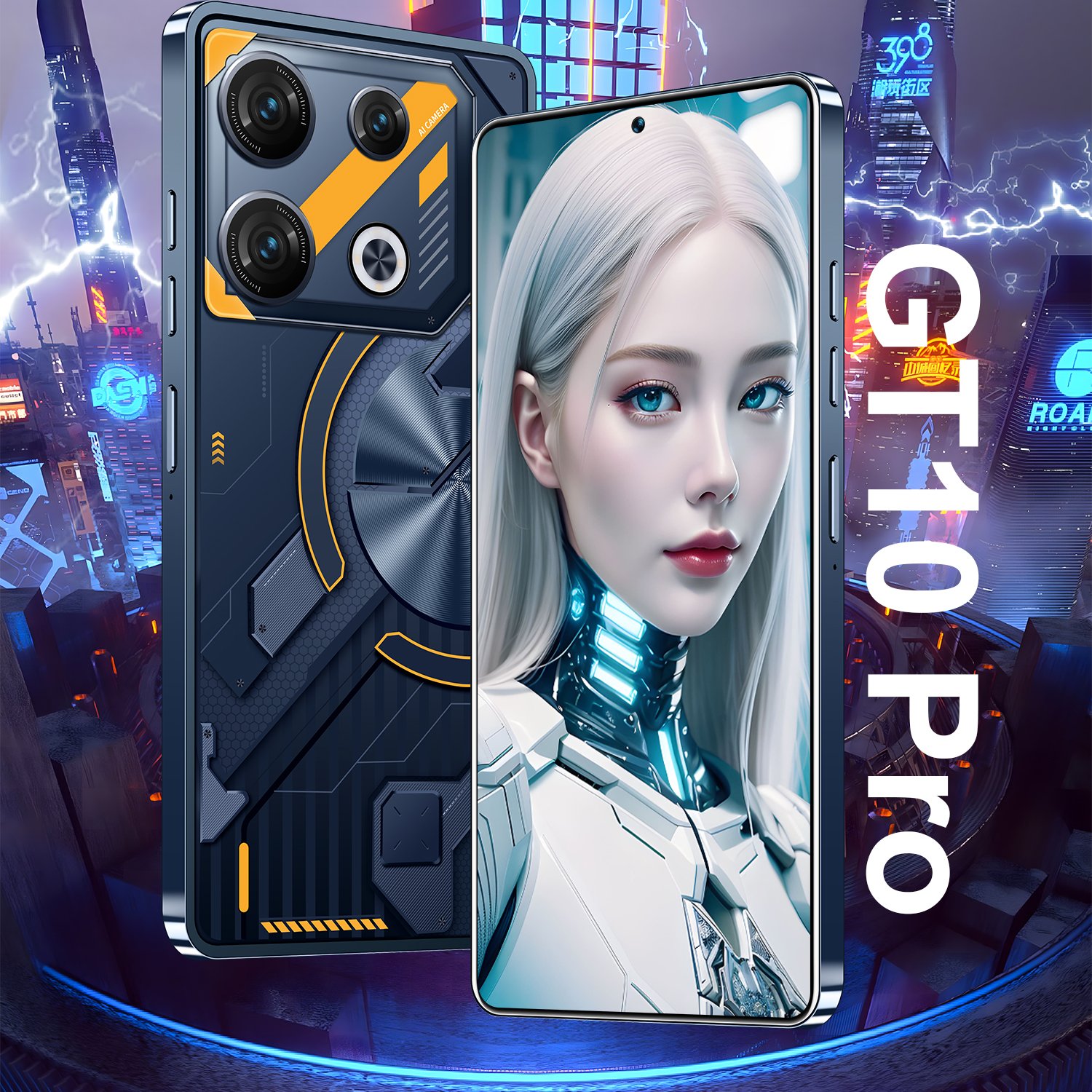 2024 Cellphone Original GT10pro 16GB+1TB 5G Smartphone 7inch Unlocked dual card 5G Phones Android 13.0 Mobile phones