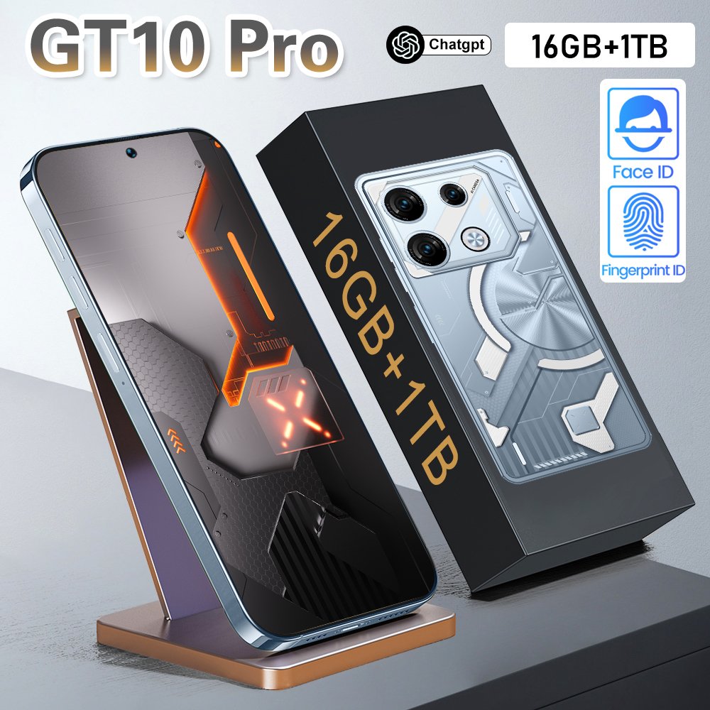 2024 Cellphone Original GT10pro 16GB+1TB 5G Smartphone 7inch Unlocked dual card 5G Phones Android 13.0 Mobile phones