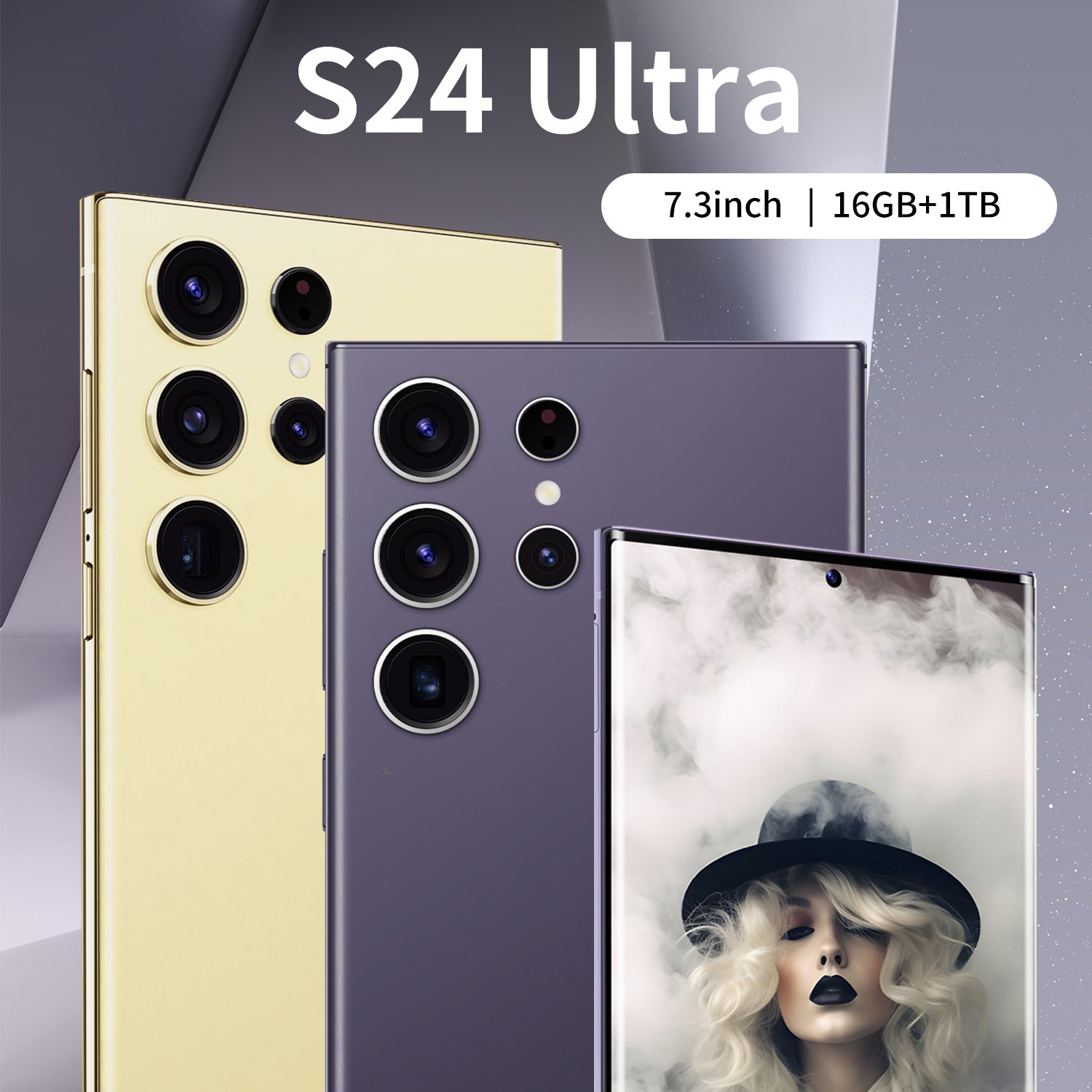 Original Samsung S24 Ultra 7.2inch Big Screen Smartphone 64GB Unlocked Phone 4G 5G Network with Dual Sim Android 13 Mobile phone