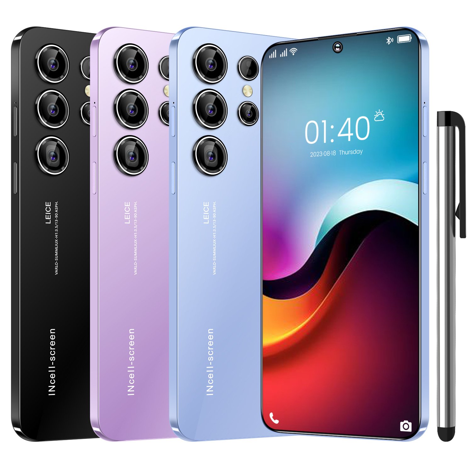 New Global S23 ULTRA Cell Phone 7.0 Inch Big Screen 5G Smartphone 16GB+1TB Dual SIM Android Mobile Phone S23 ULTRA