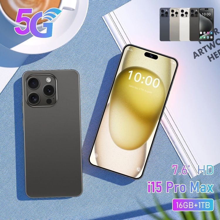 New Design Smartphone 15 Pro Max Original Cellular Android 5g Smartphone 1T 16gb Mobile Phones