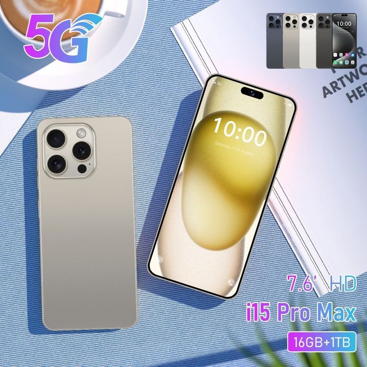 New Design Smartphone 15 Pro Max Original Cellular Android 5g Smartphone 1T 16gb Mobile Phones