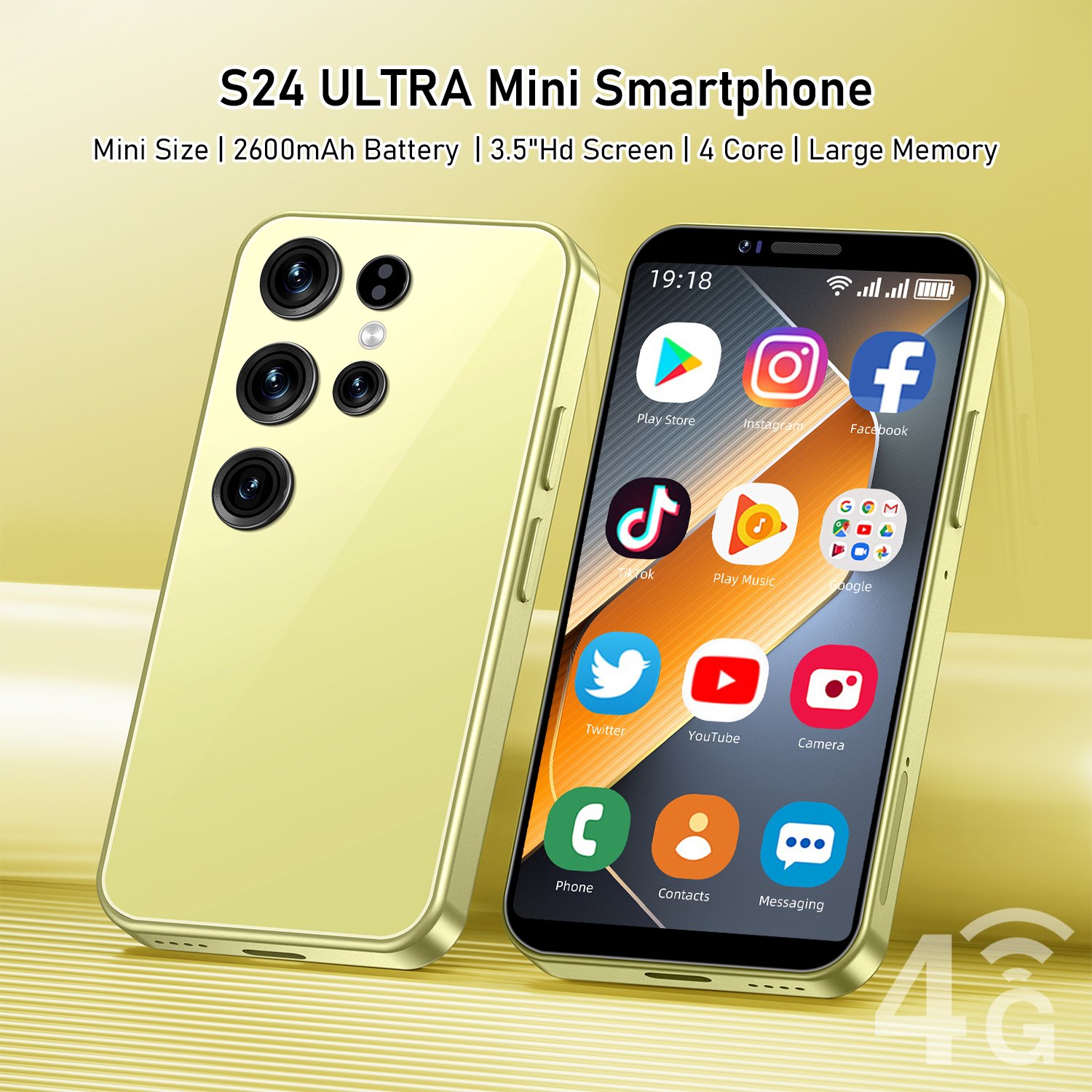 S24 mini 3.5 inch cheap mobile with android 4G 5G cellphones low price phone with google play