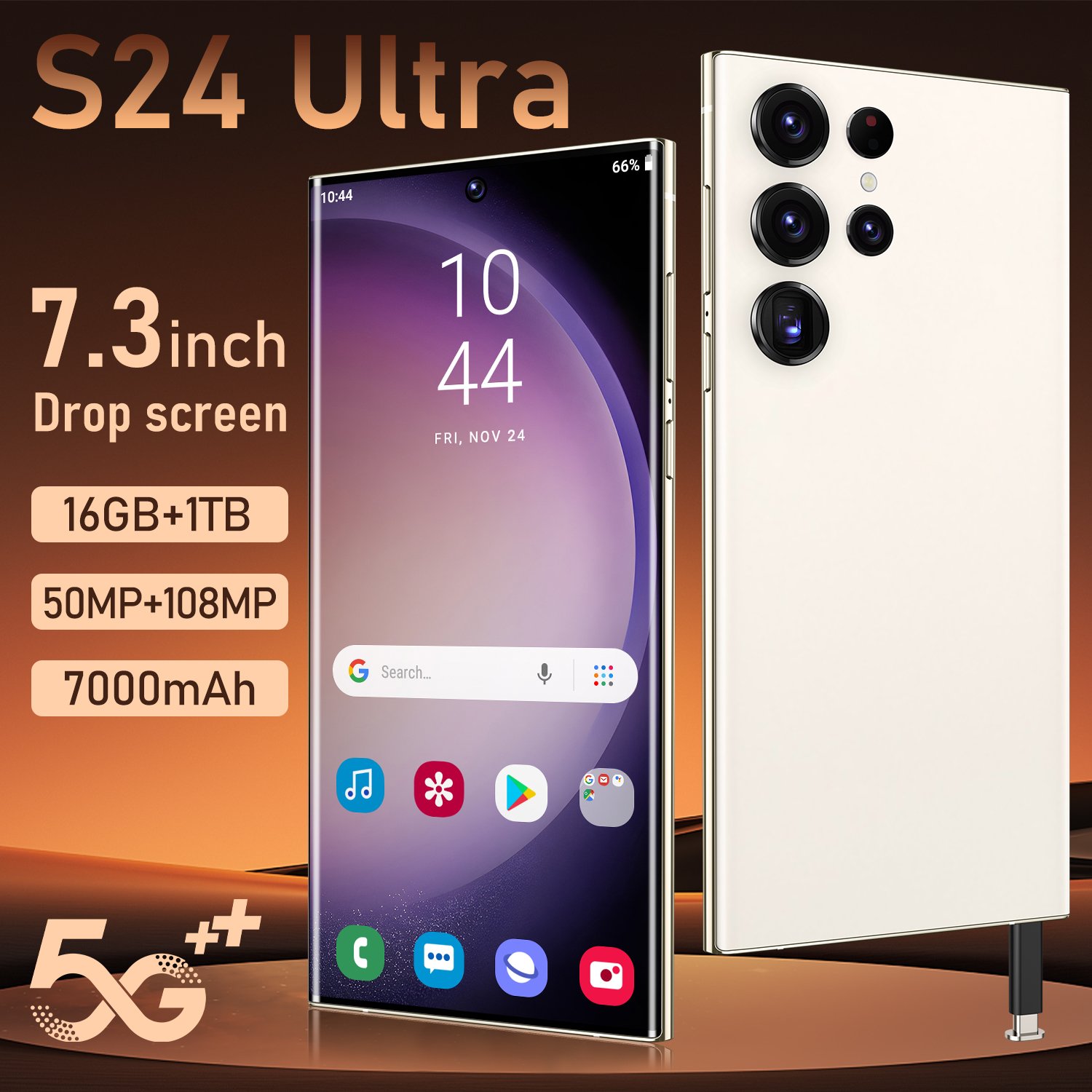 Original phones s24 ultra Smartphones For s24 ultra 16GB+1TB 5G Dual SIM Cellphone Mobile Phone s24 ultra 5g smartphone