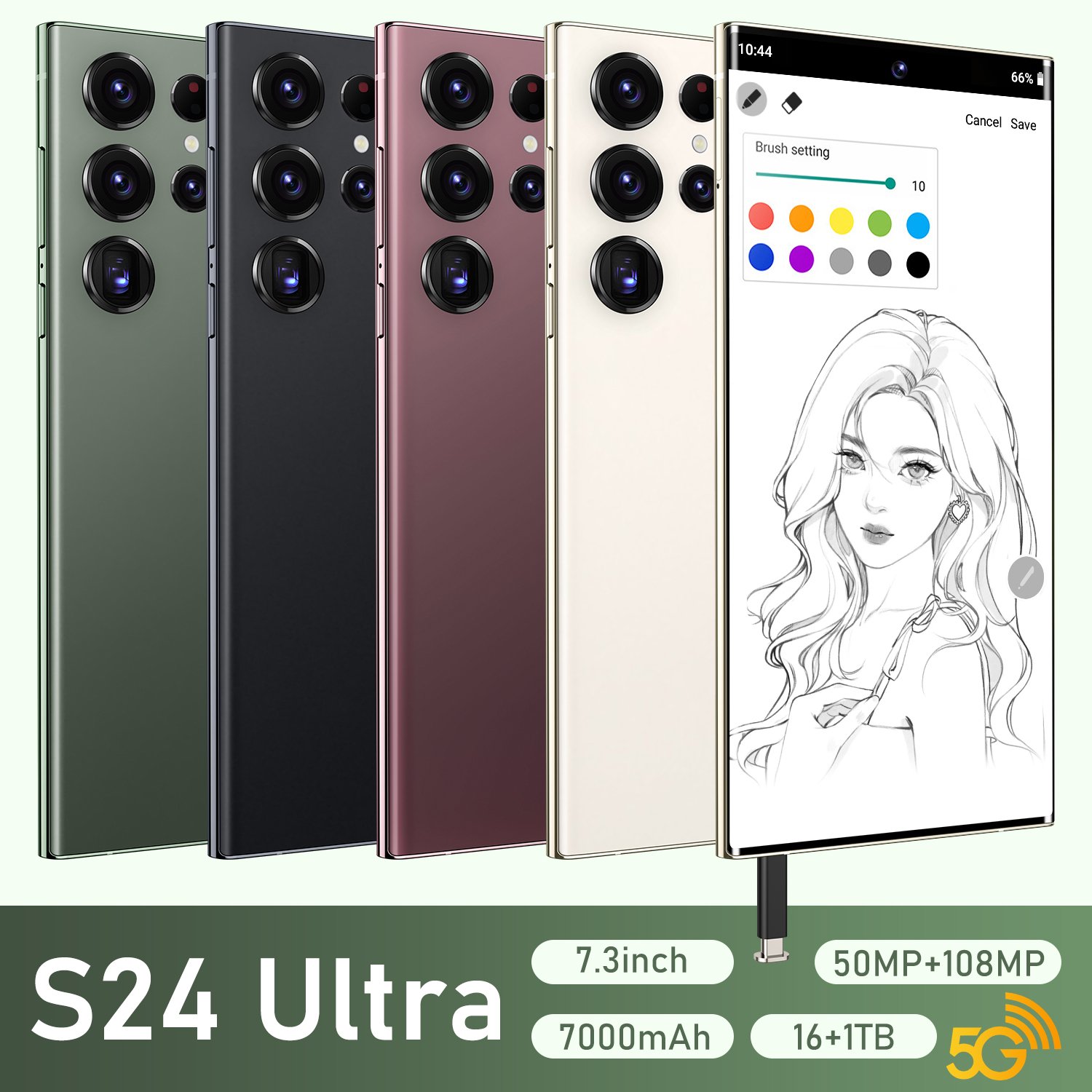 Original phones s24 ultra Smartphones For s24 ultra 16GB+1TB 5G Dual SIM Cellphone Mobile Phone s24 ultra 5g smartphone