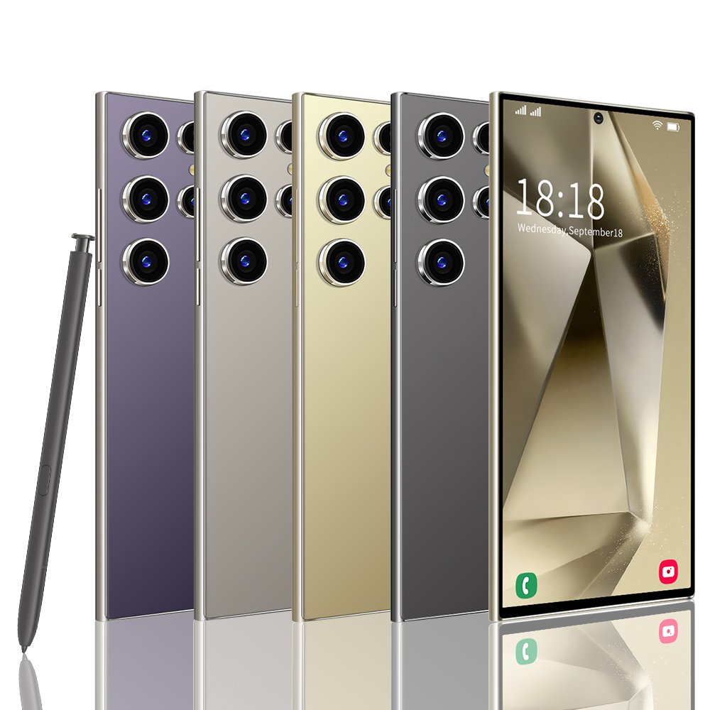 Wholesale 5G S24 Ultra Android Phones with Dual SIM 16GB RAM 1TB Storage and Advanced Face & Fingerprint Security