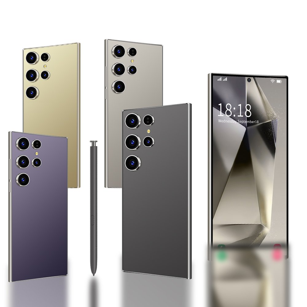 Hot Selling Android phone S24 Ultra Smartphone 16GB RAM 1TB Storage 7.3 Full Display Dual SIM Android Smartphone