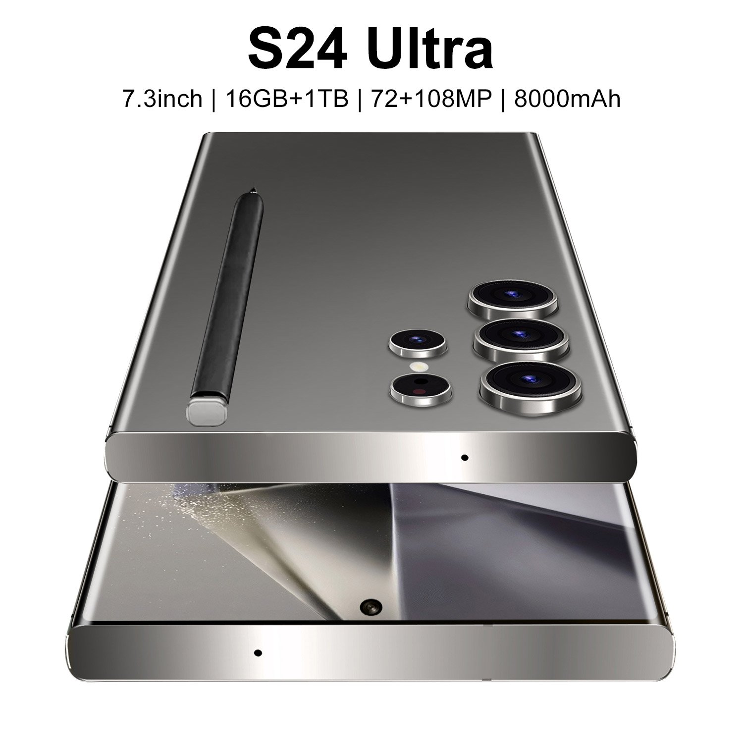 Original Brand New S24 Ultra Phone 6.8 inch 12GB+512GB 4G 5G Smartphones With Stylus 4 Cameras Face ID Unlocked Cellphones