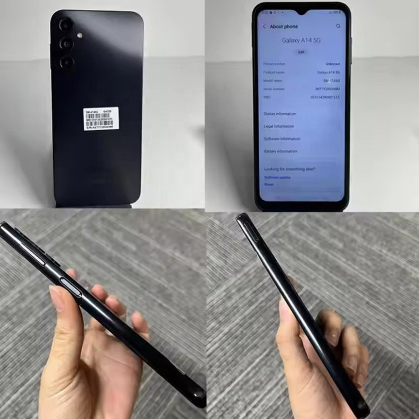 1 Year Warranty Original 5g Smartphone Smart Android Gaming Mobile Feature Phone For Samsung A14 A15 A50 A51 A52 A53 A54