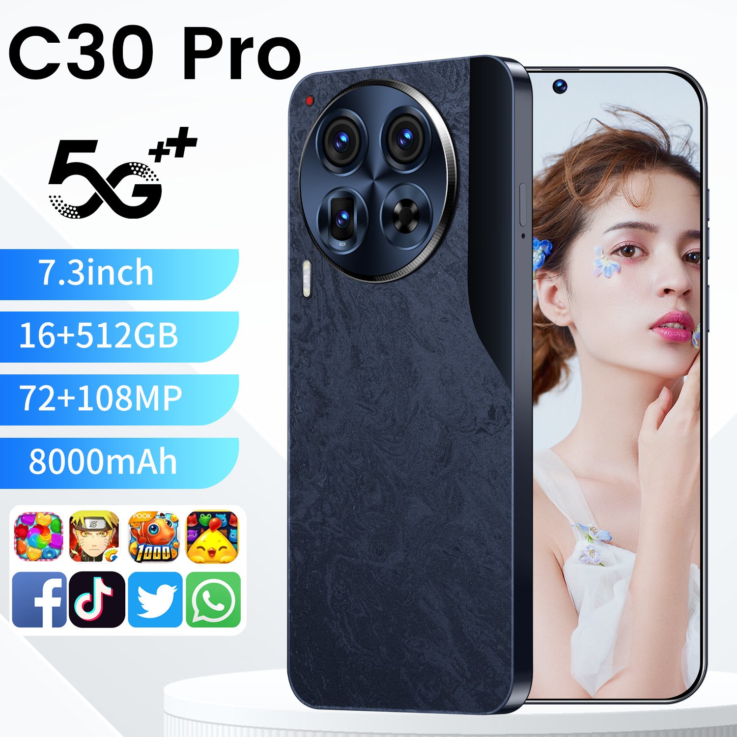 New M6 PRO tecno camon 30 cellphones poco x4 pro realme mobile phone 5g