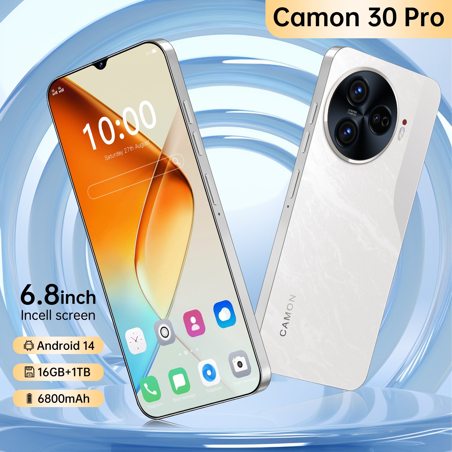 OEM 5G Smartphone Dual SIM High-Def Camera Dual SIM Android mobile phones