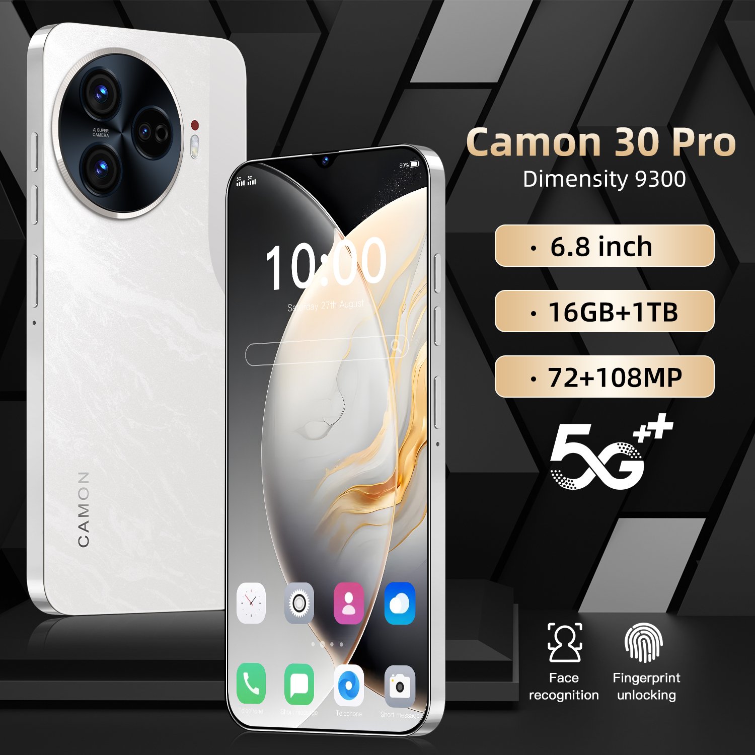 OEM 5G Smartphone Dual SIM High-Def Camera Dual SIM Android mobile phones