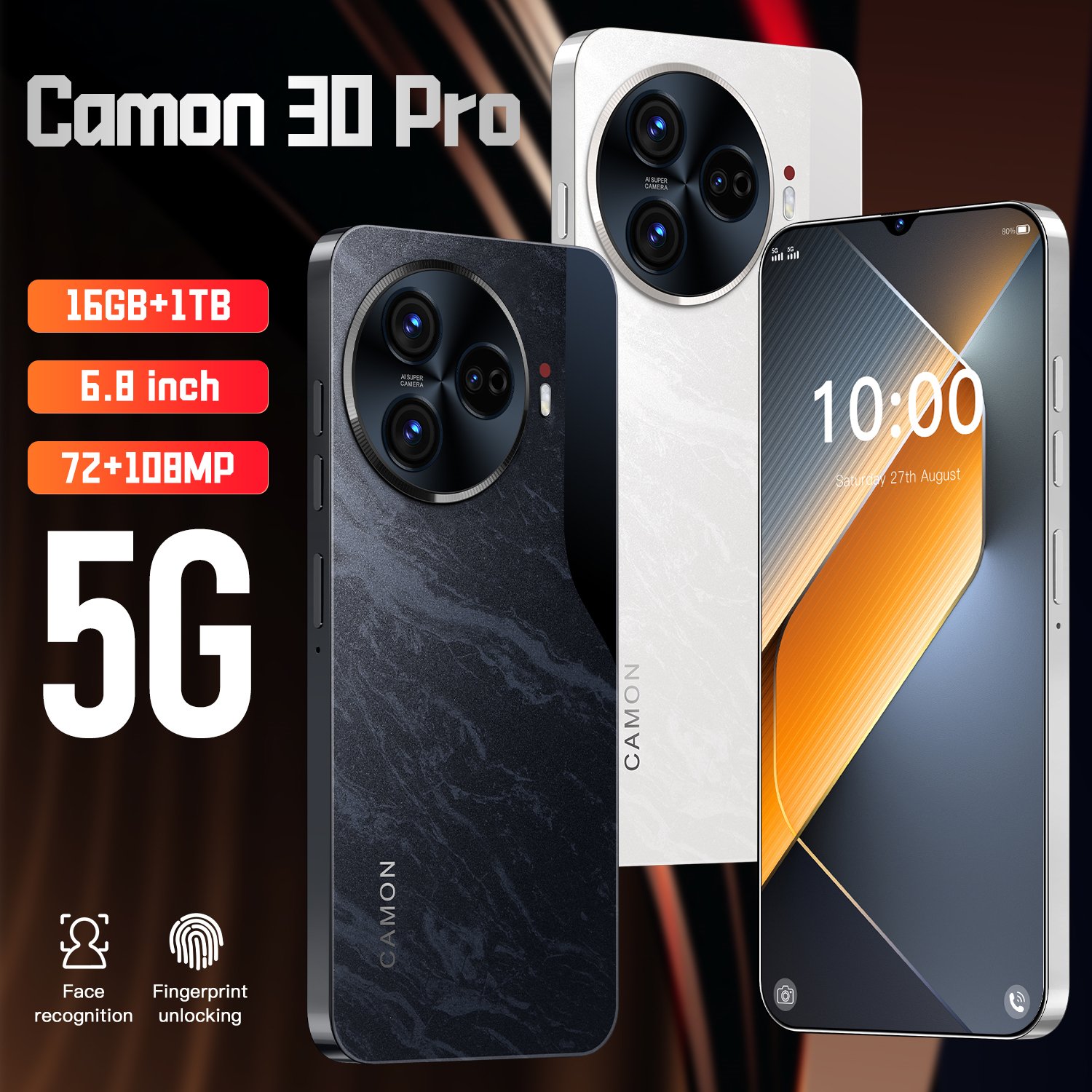 OEM 5G Smartphone Dual SIM High-Def Camera Dual SIM Android mobile phones