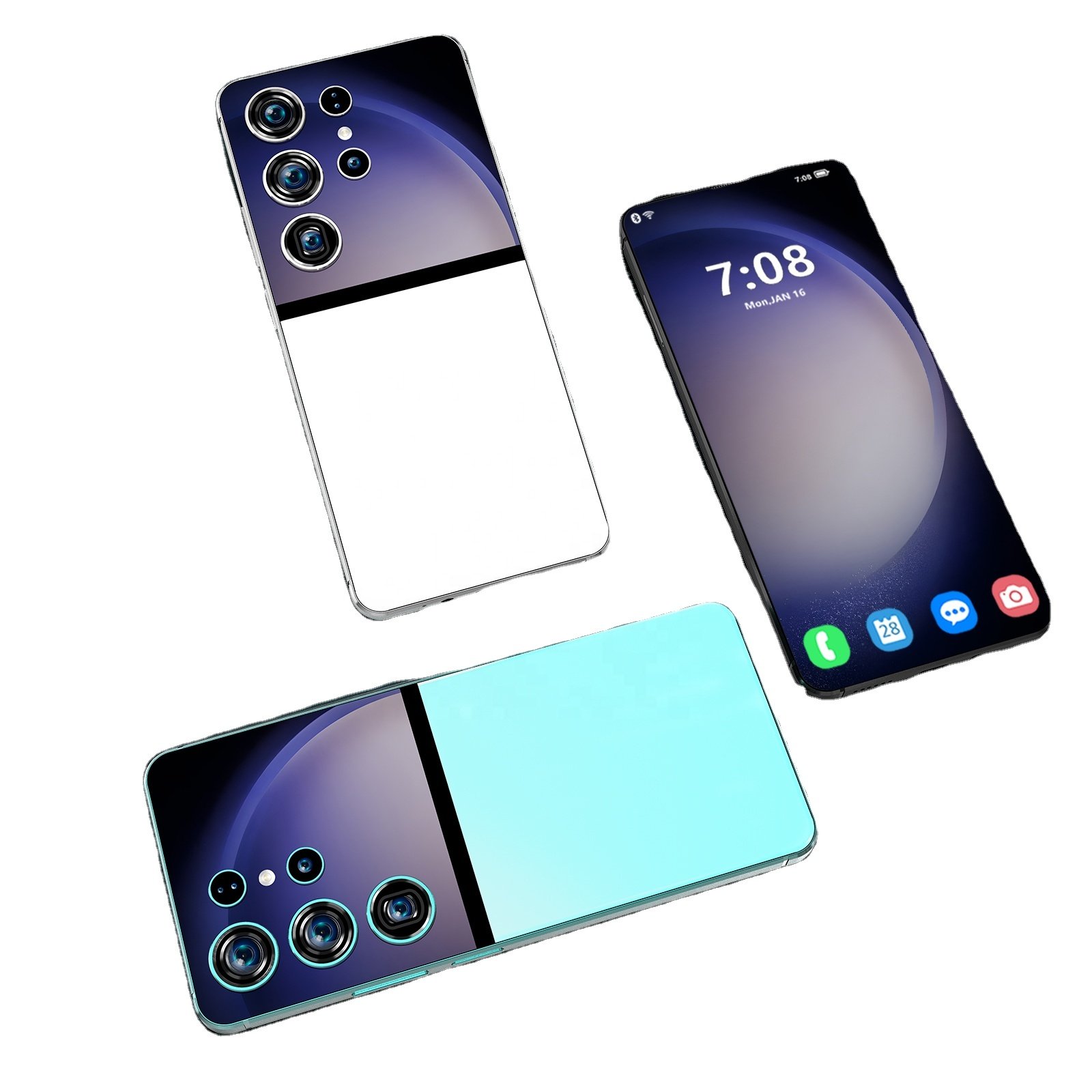 2024 For Africa Market Factory Price S25 Ultra+ Unlocked Smartphone Dual Sim+tf Card Flash Memory 5g S25 Ultra Plus Cell Phones